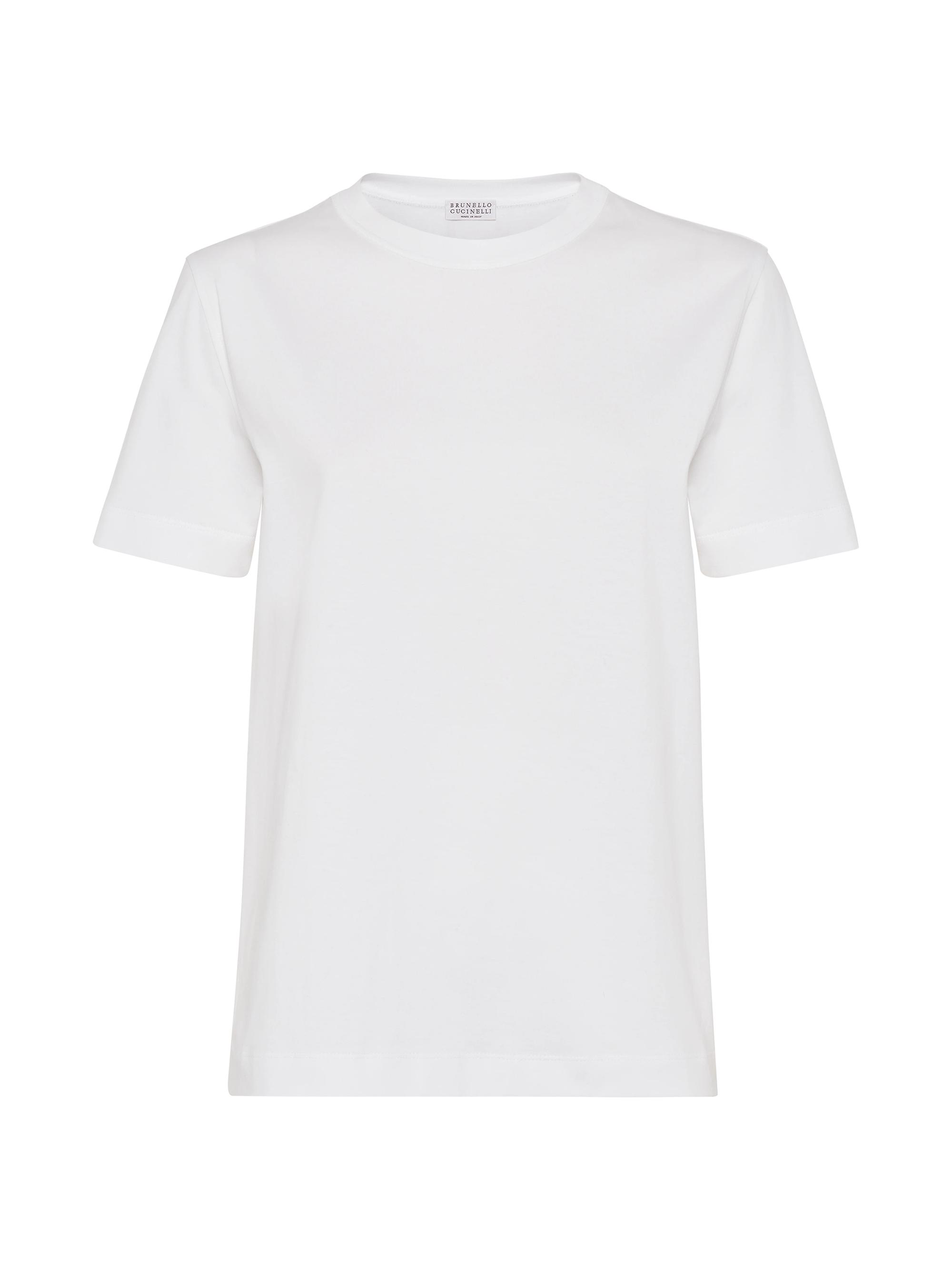 Brunello Cucinelli Women's Cotton Jersey T-Shirt - White