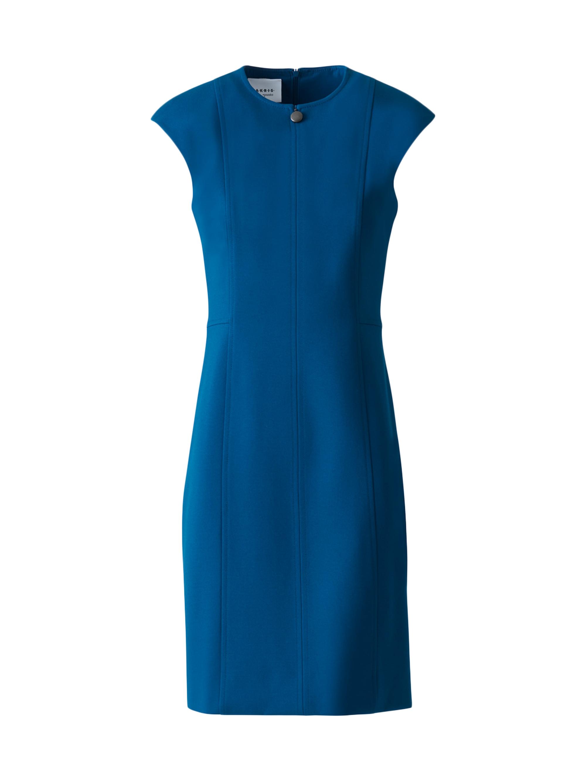 Akris punto Women's Jersey Cap-Sleeve Sheath Dress - Deep Blue
