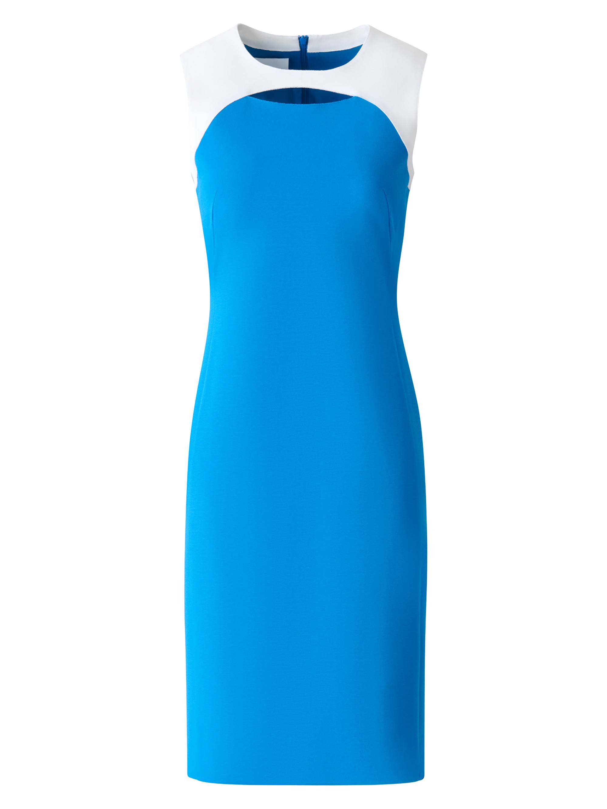 Akris punto Women's Colorblock Sleeveless Sheath Dress - Medium Blue