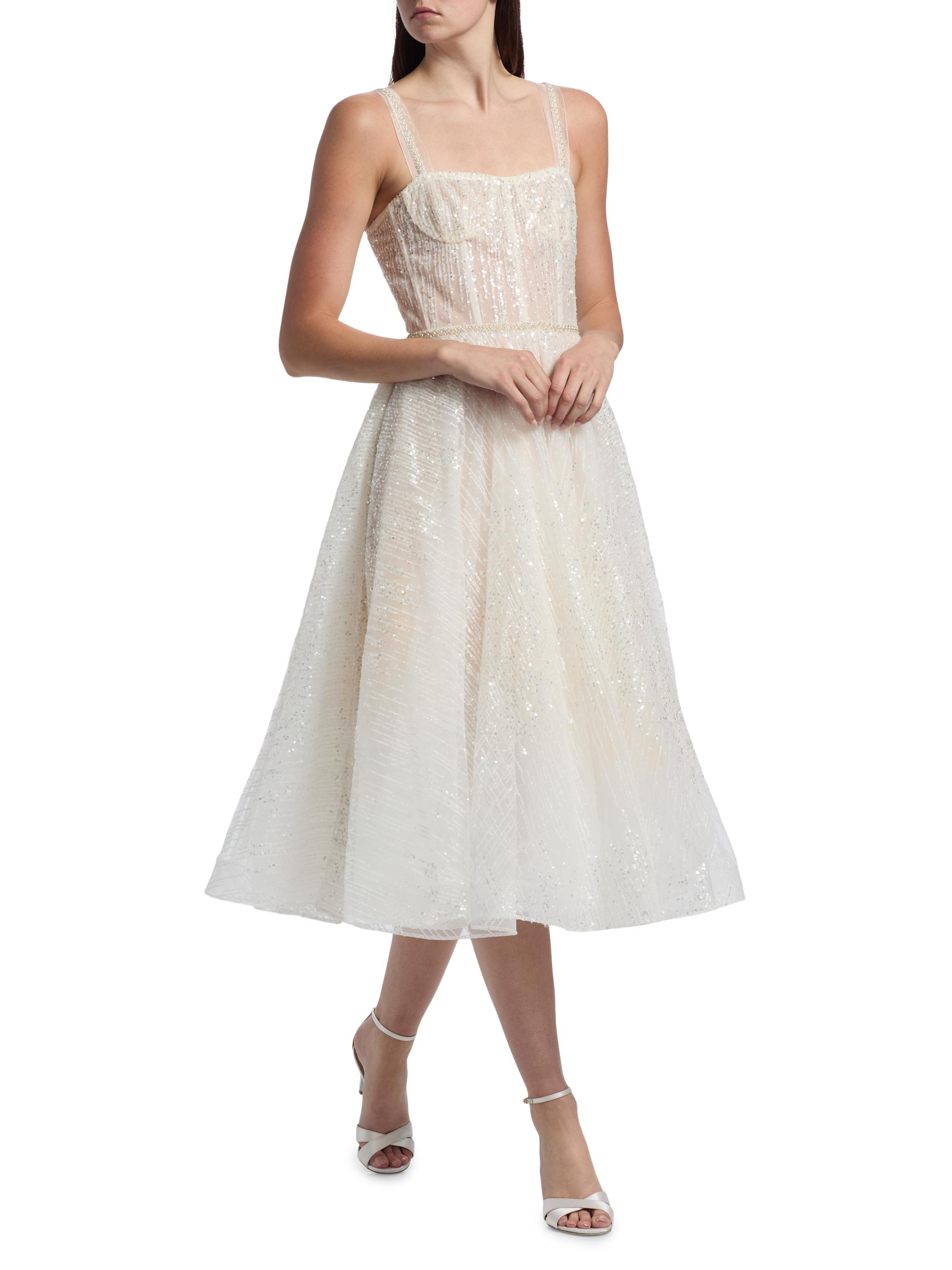 Bronx and Banco Mademoiselle Bridal Midi-Dress | Saks Fifth Avenue