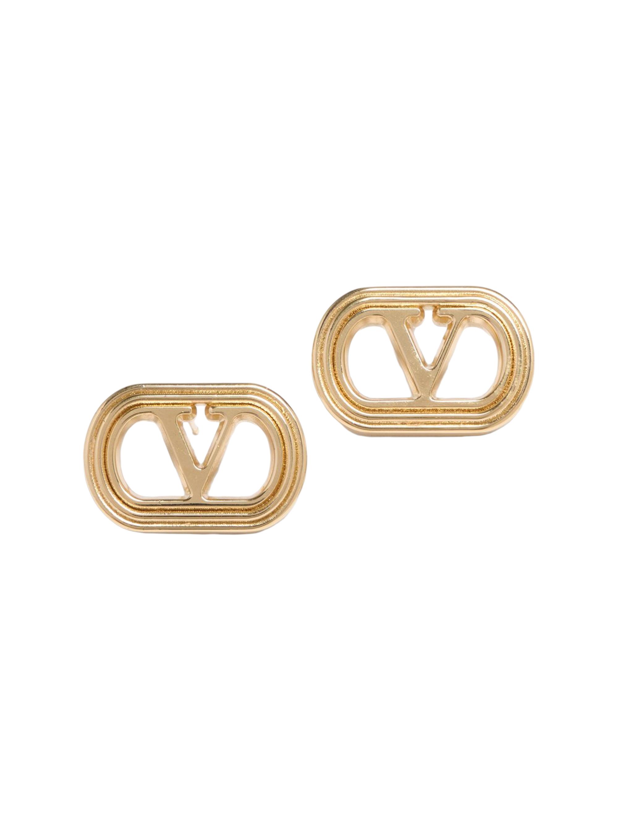 Valentino Garavani Women's Ovalette Metal Earrings - Gold
