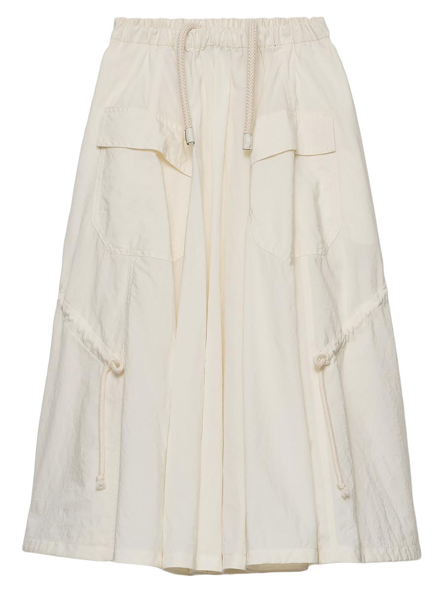 Prada Technical Pongé Skirt | Saks Fifth Avenue