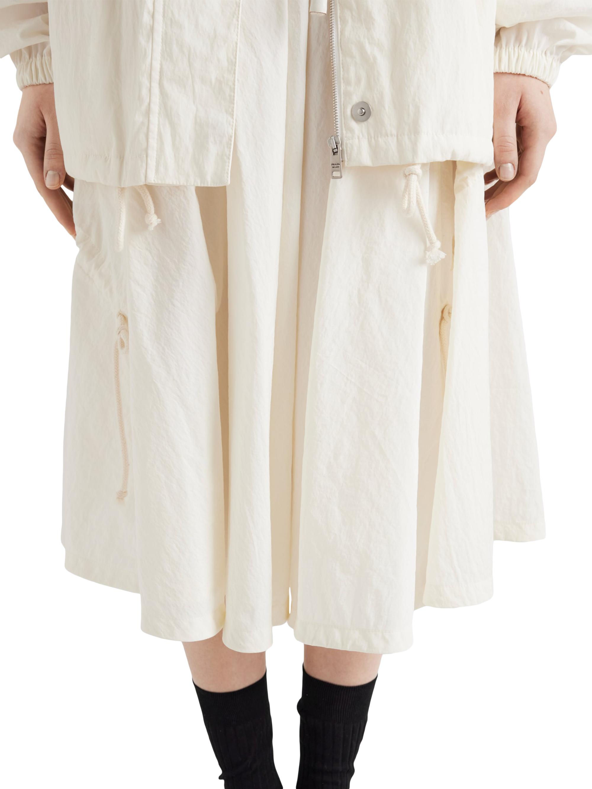 Prada Technical Pongé Skirt | Saks Fifth Avenue