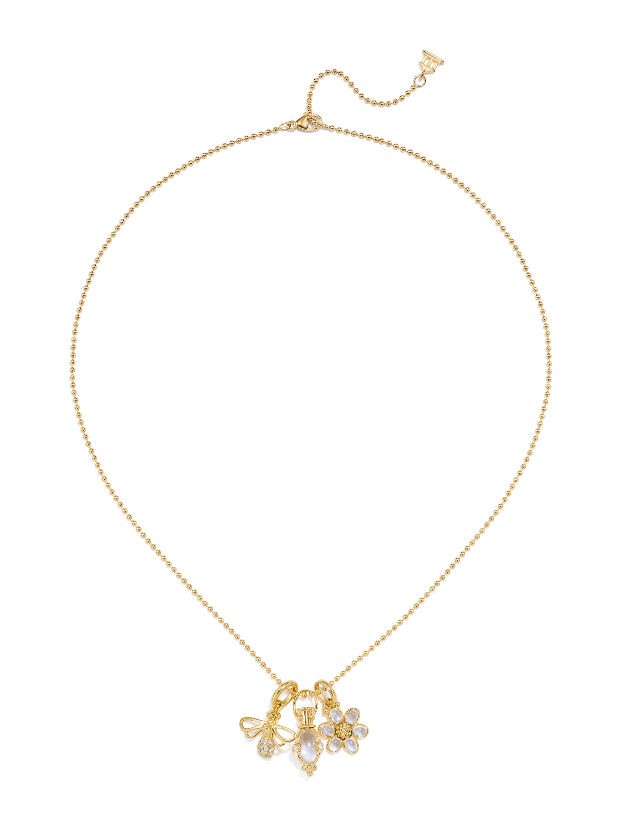 Temple St. Clair Women's 18K Yellow Gold & Multi-Gemstone Charm Necklace - Yellow Gold