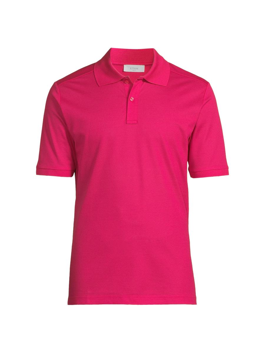 Eton Men's Cotton Piqué Polo Shirt In Red