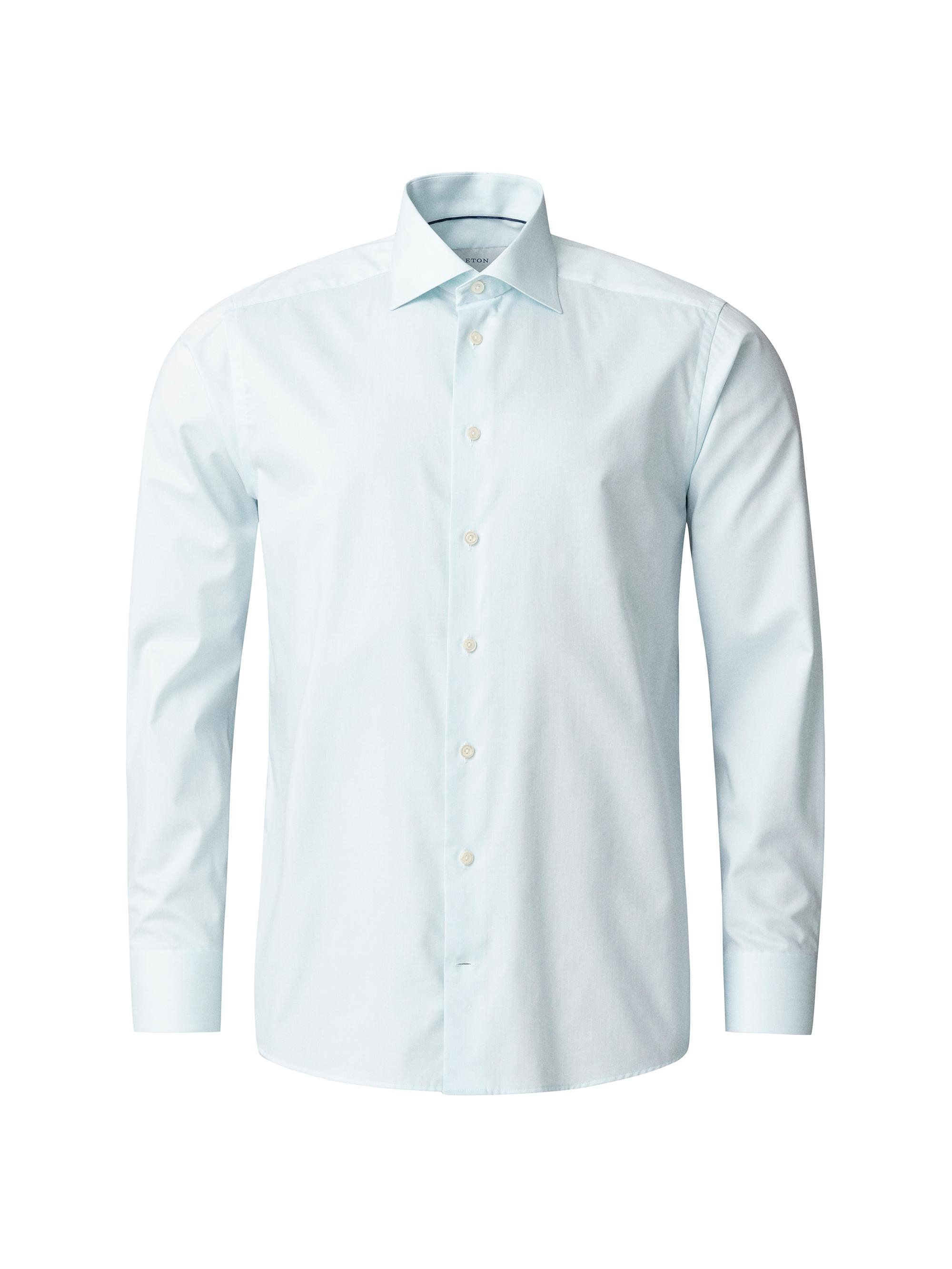 Eton Men's Slim-Fit Solid Shirt - Green