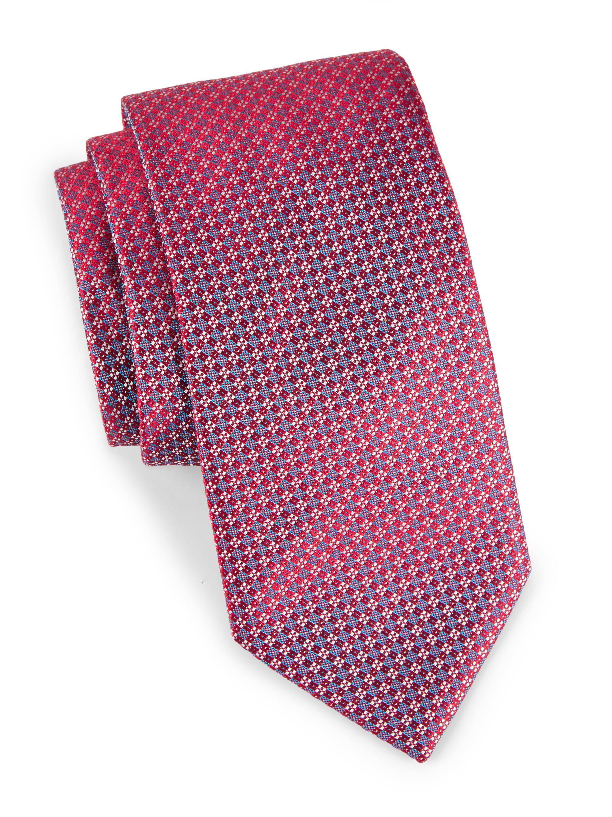 Charvet Diagonal Stripe Silk Jacquard Tie | Saks Fifth Avenue