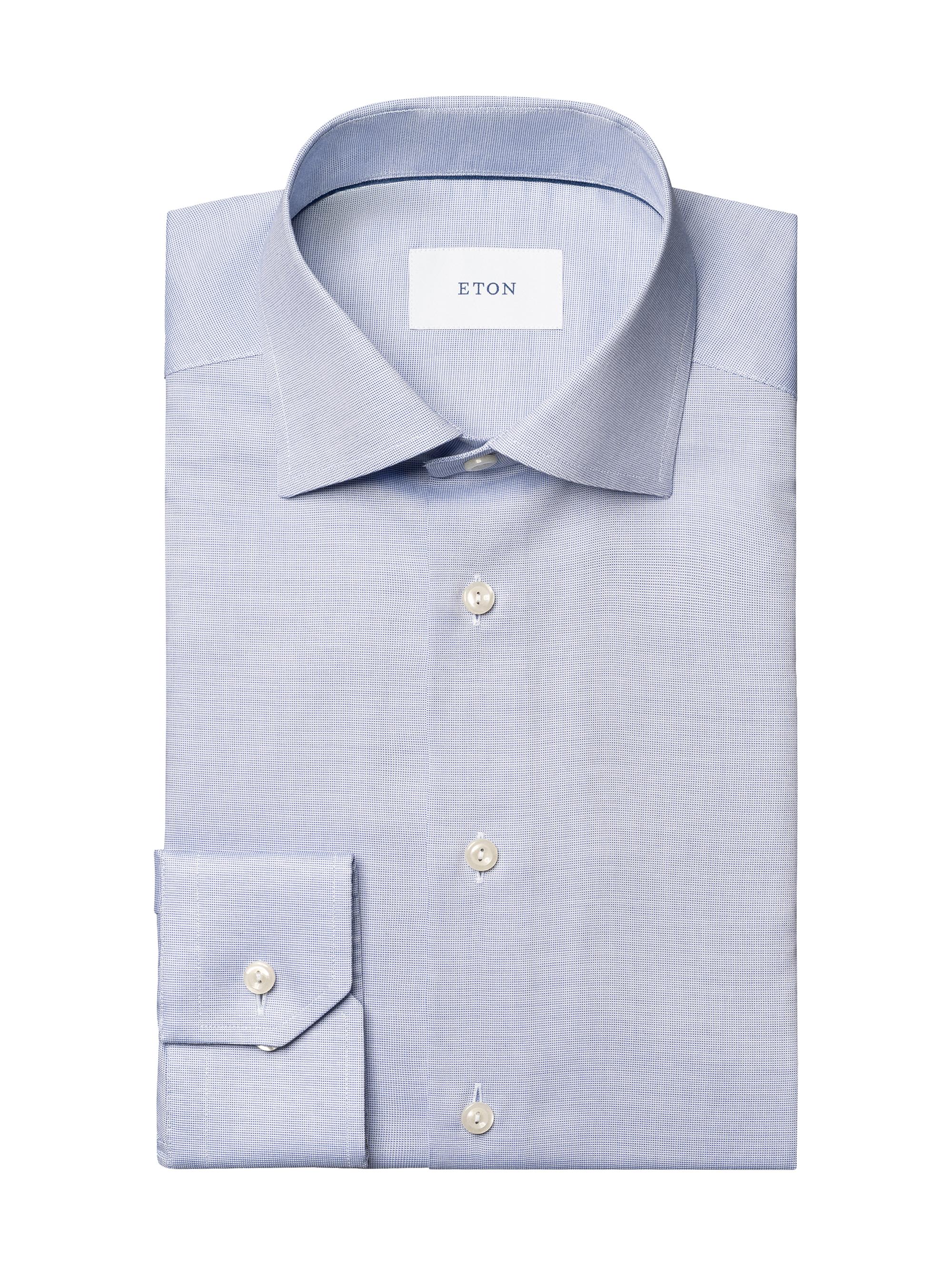 Eton Men's Contemporary-Fit Oxford Shirt - Blue