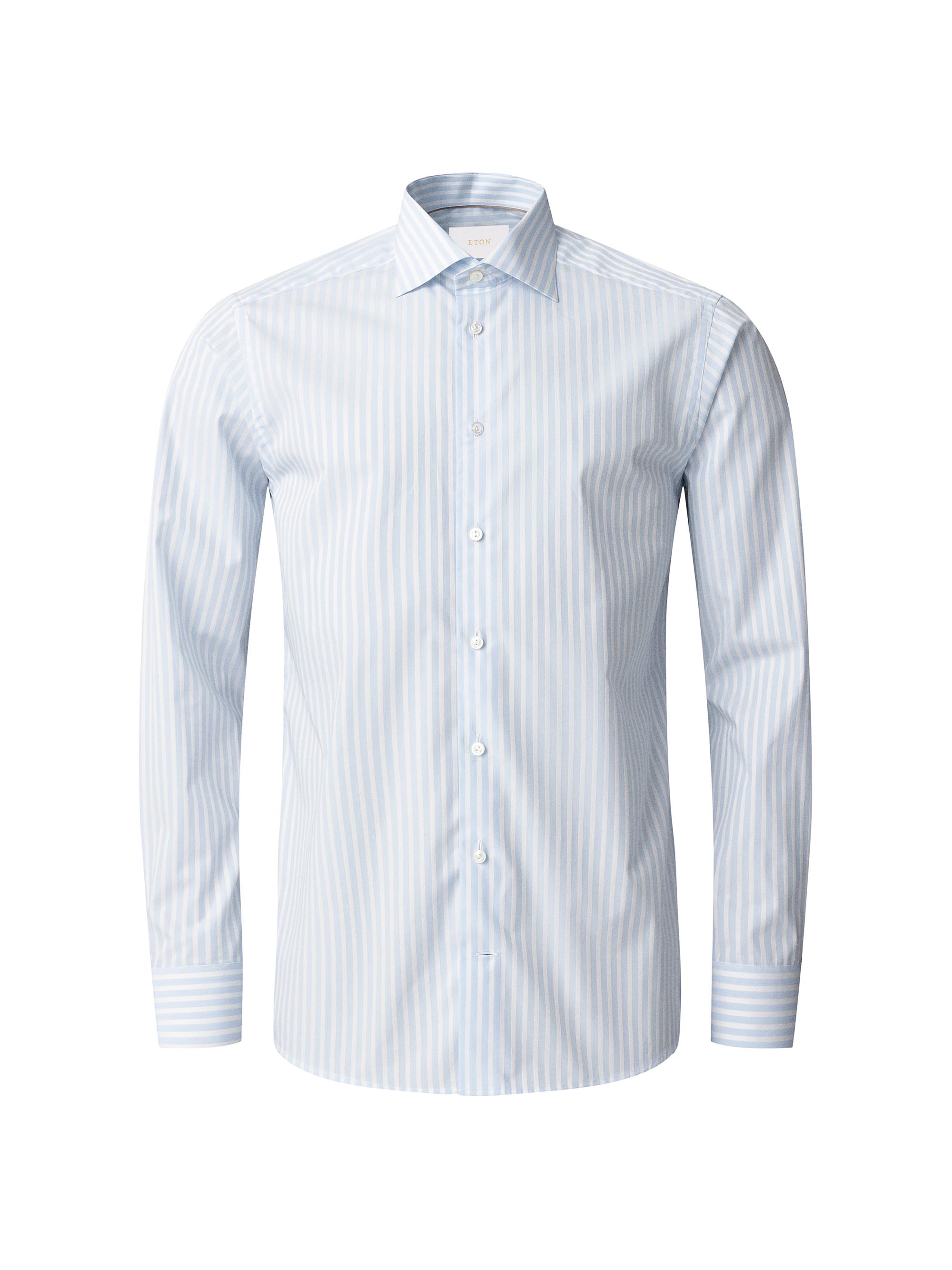 Eton Men's Contemporary Fit Bengal Stripe Shirt - Blue