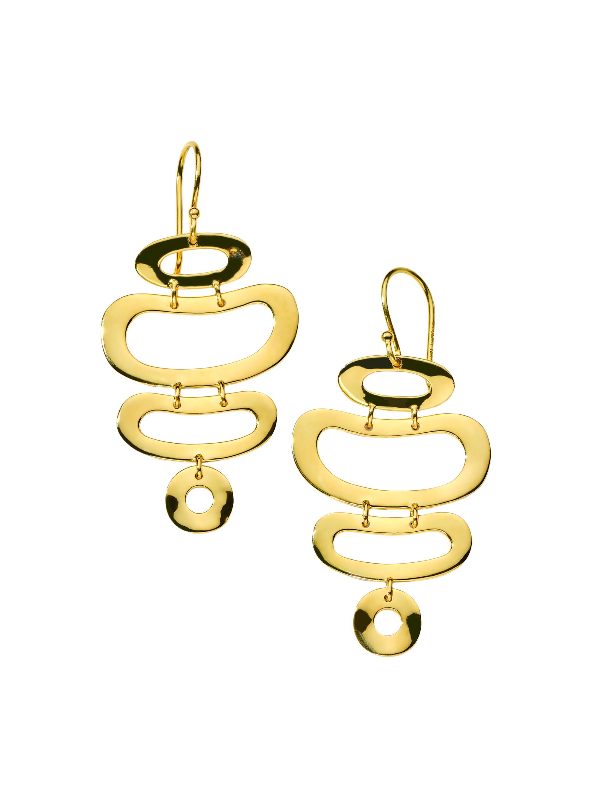 Ippolita Women's Classico 18K Yellow Gold Wavy Four-Tier Drop Earrings - Yellow Gold