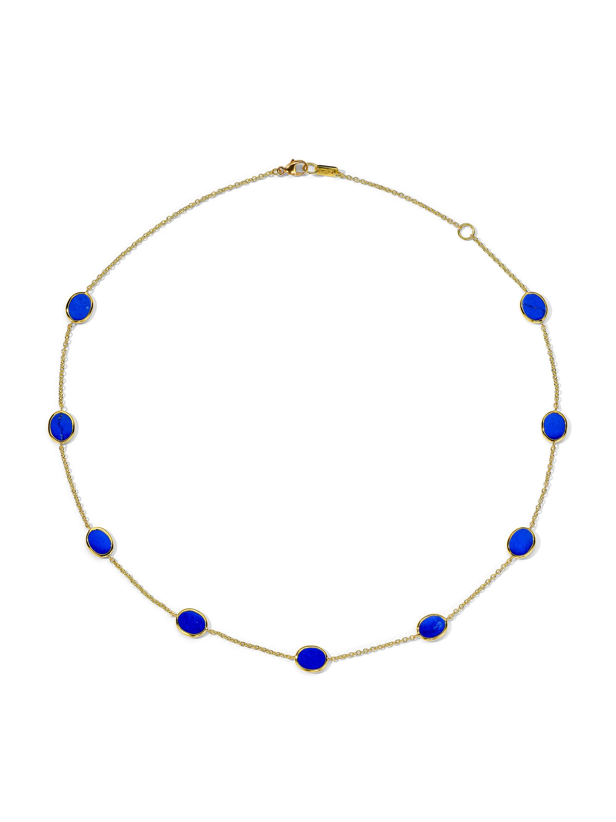 Ippolita Women's Rock Candy Confetti 18K Yellow Gold & Lapis Necklace - Lapis