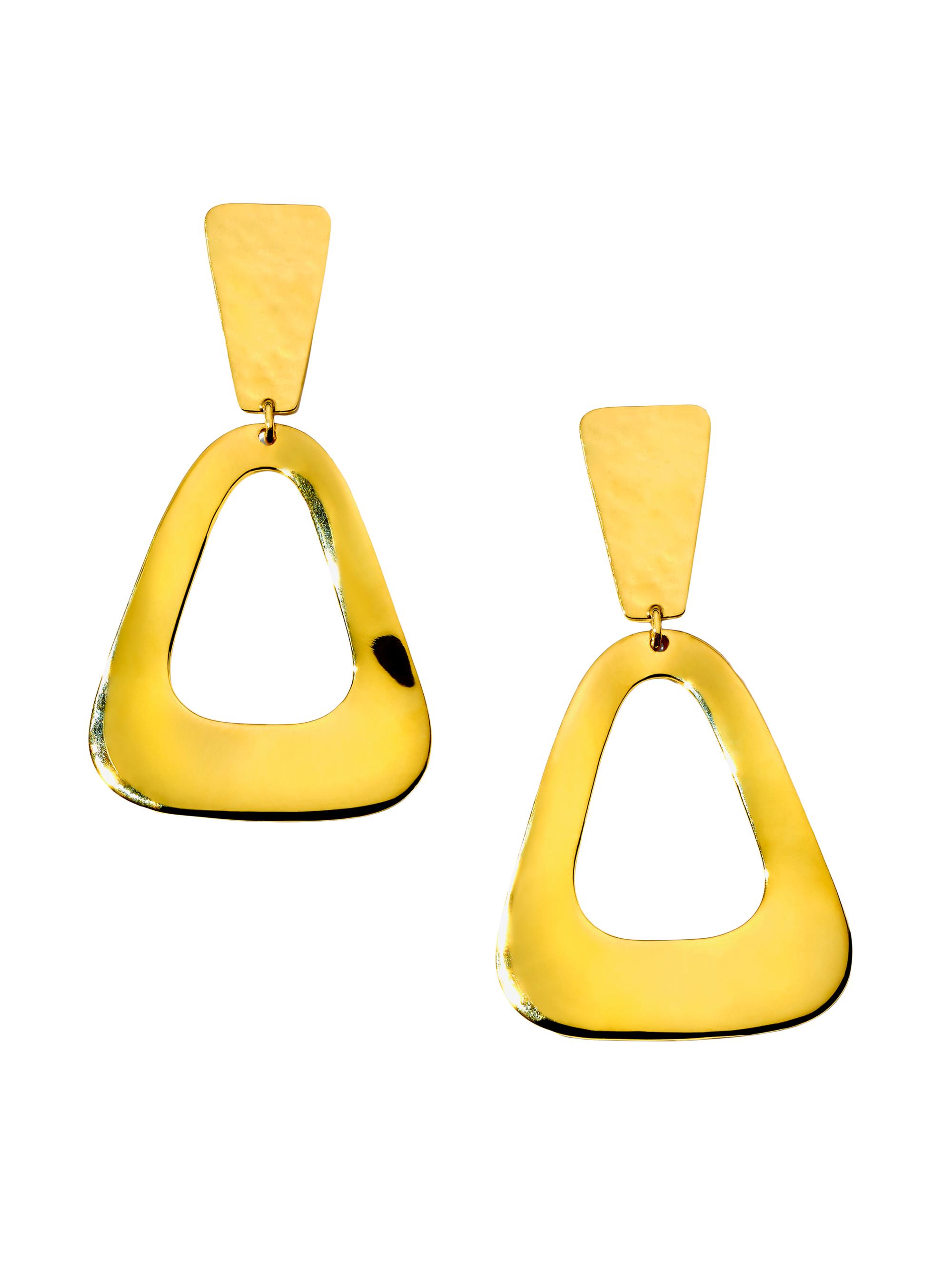 Ippolita Women's Classico Open Disc 18K Yellow Gold Drop Earrings - Yellow Gold