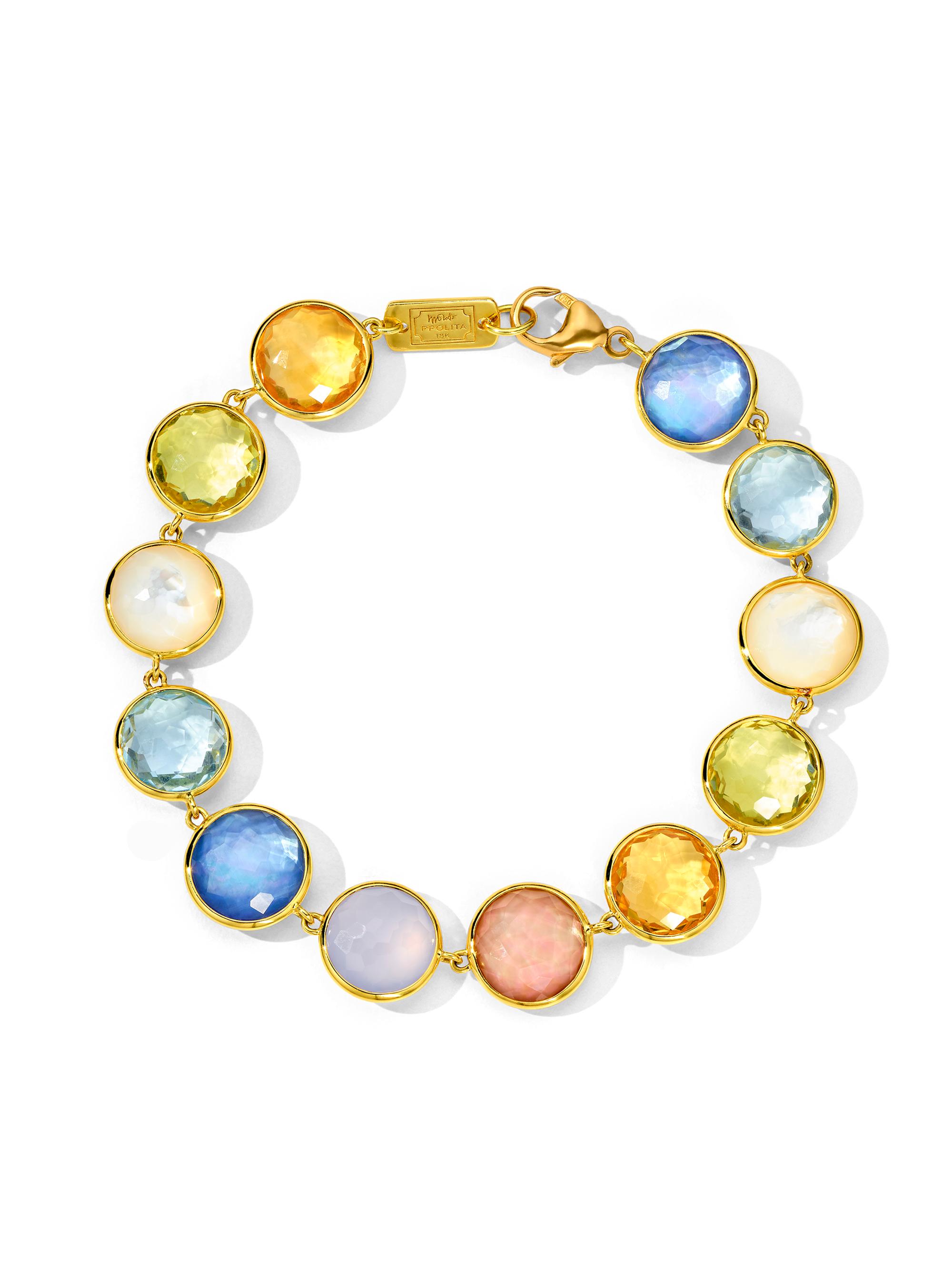 Ippolita Women's Lollipop Wildflower 18K Yellow Gold & Multi-Stone Bracelet - Wildflower