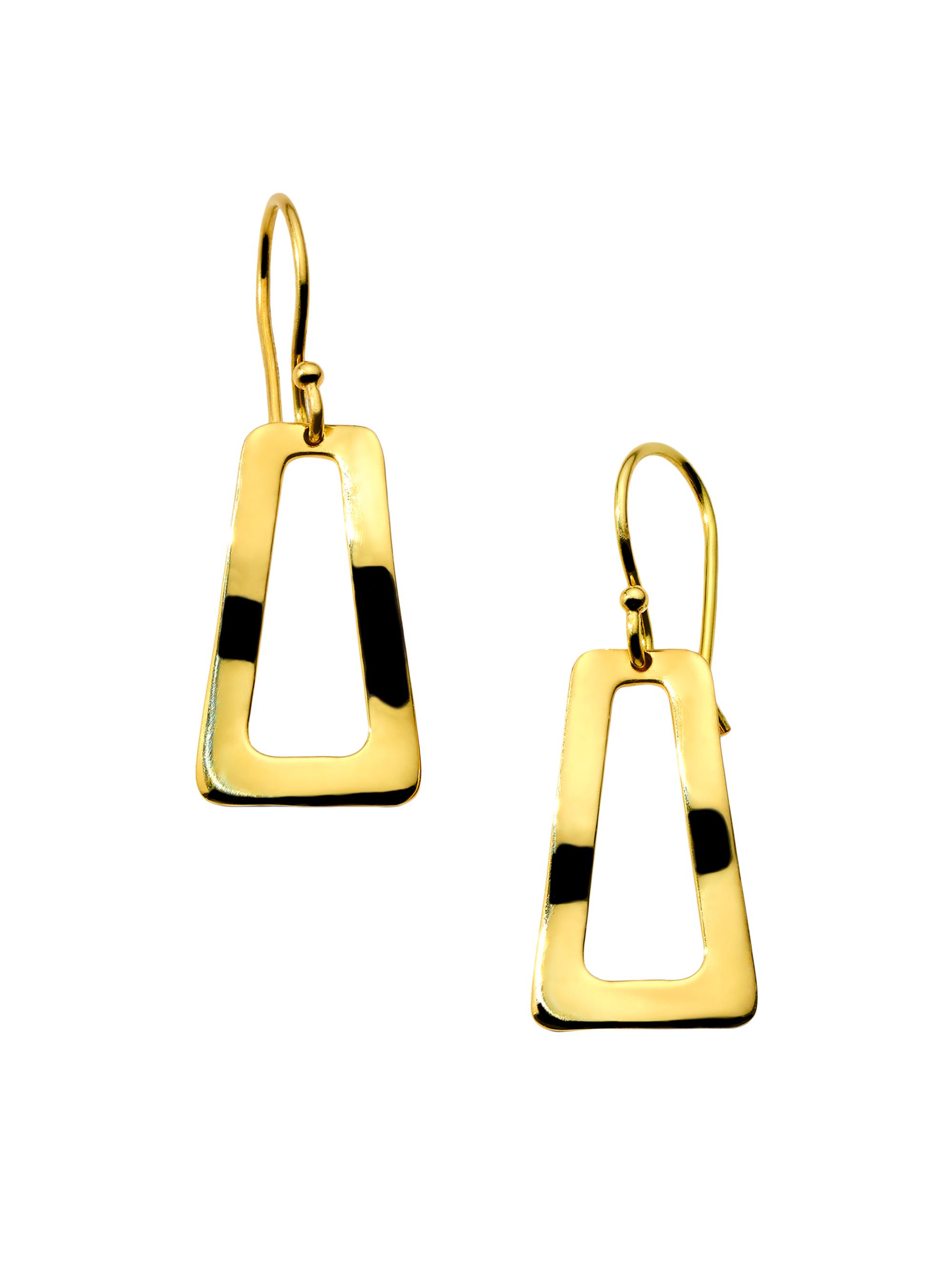 Ippolita Women's Classico 18K Yellow Gold Wavy Open Drop Earrings - Yellow Gold