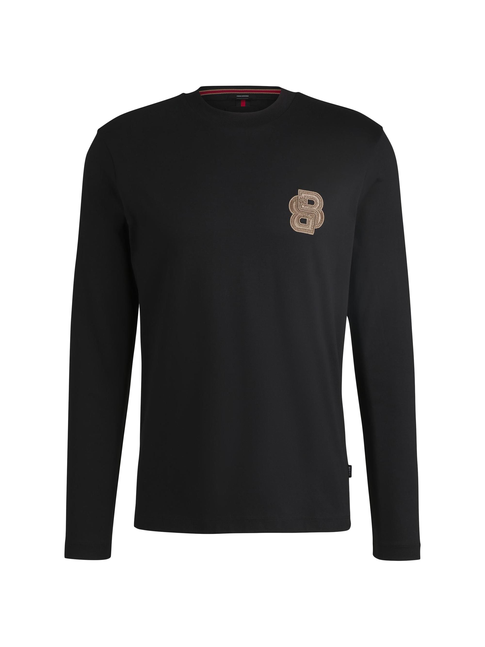 BOSS Men's Boss x Creation of the Gods Pure-Cotton T-Shirt - Black