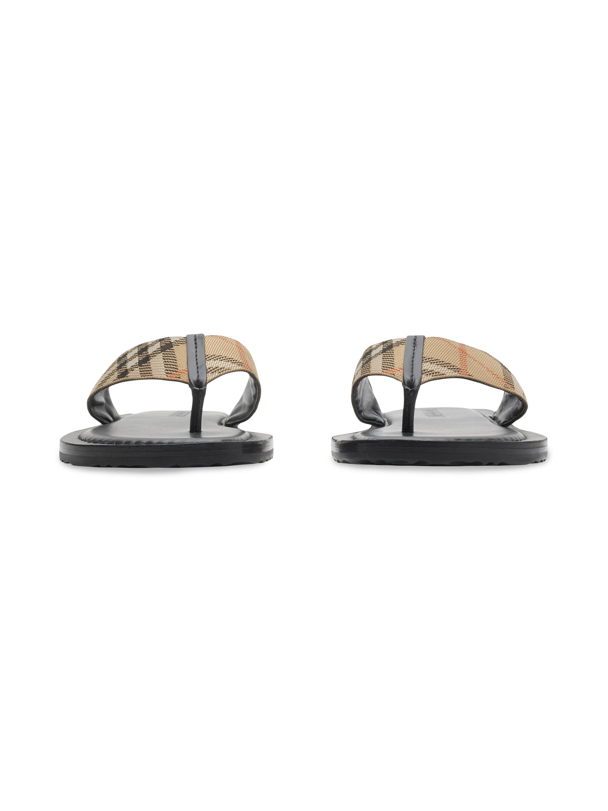 Burberry Check Pavilion Sandals | Saks Fifth Avenue
