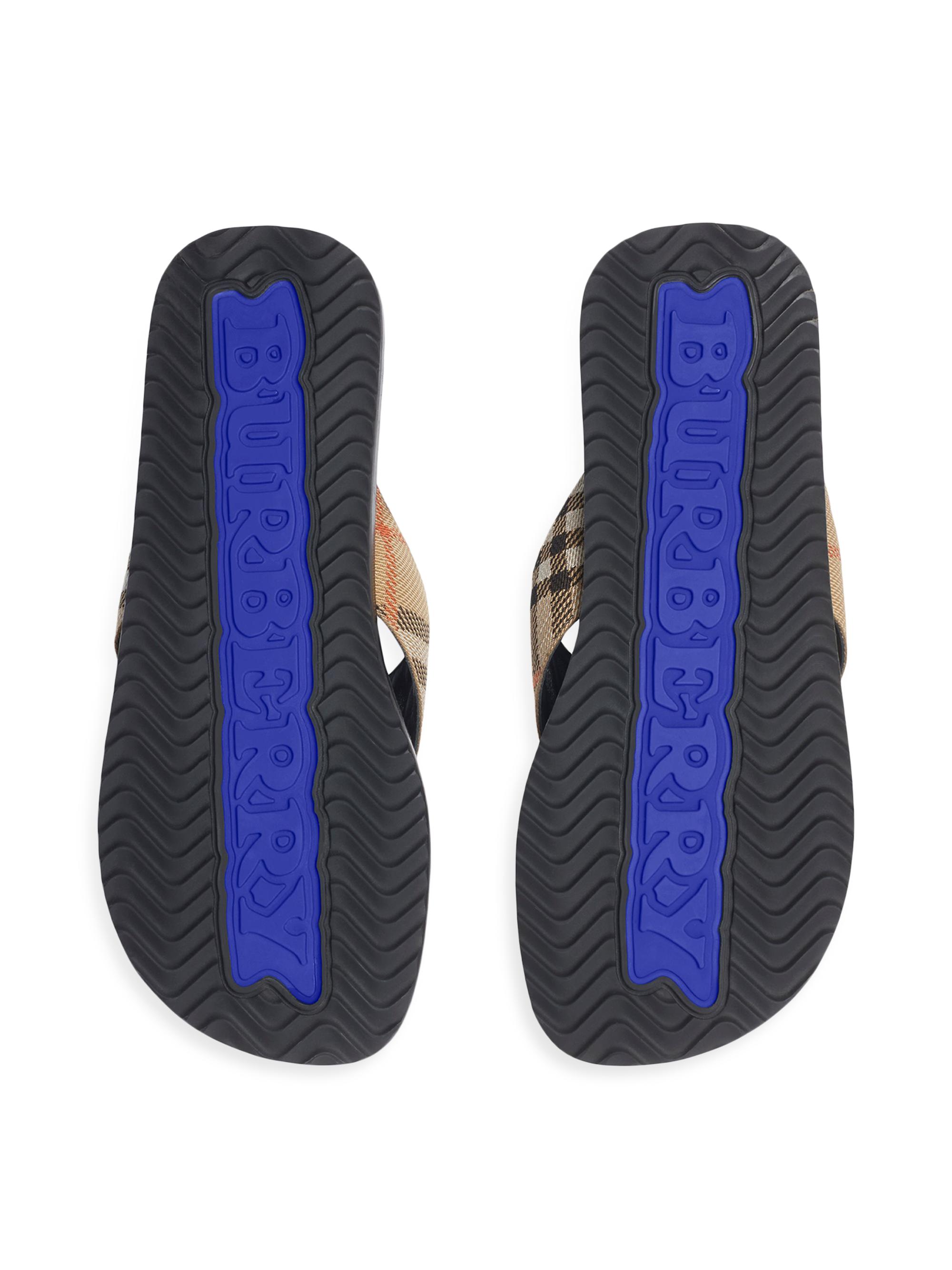 Burberry Check Pavilion Sandals | Saks Fifth Avenue