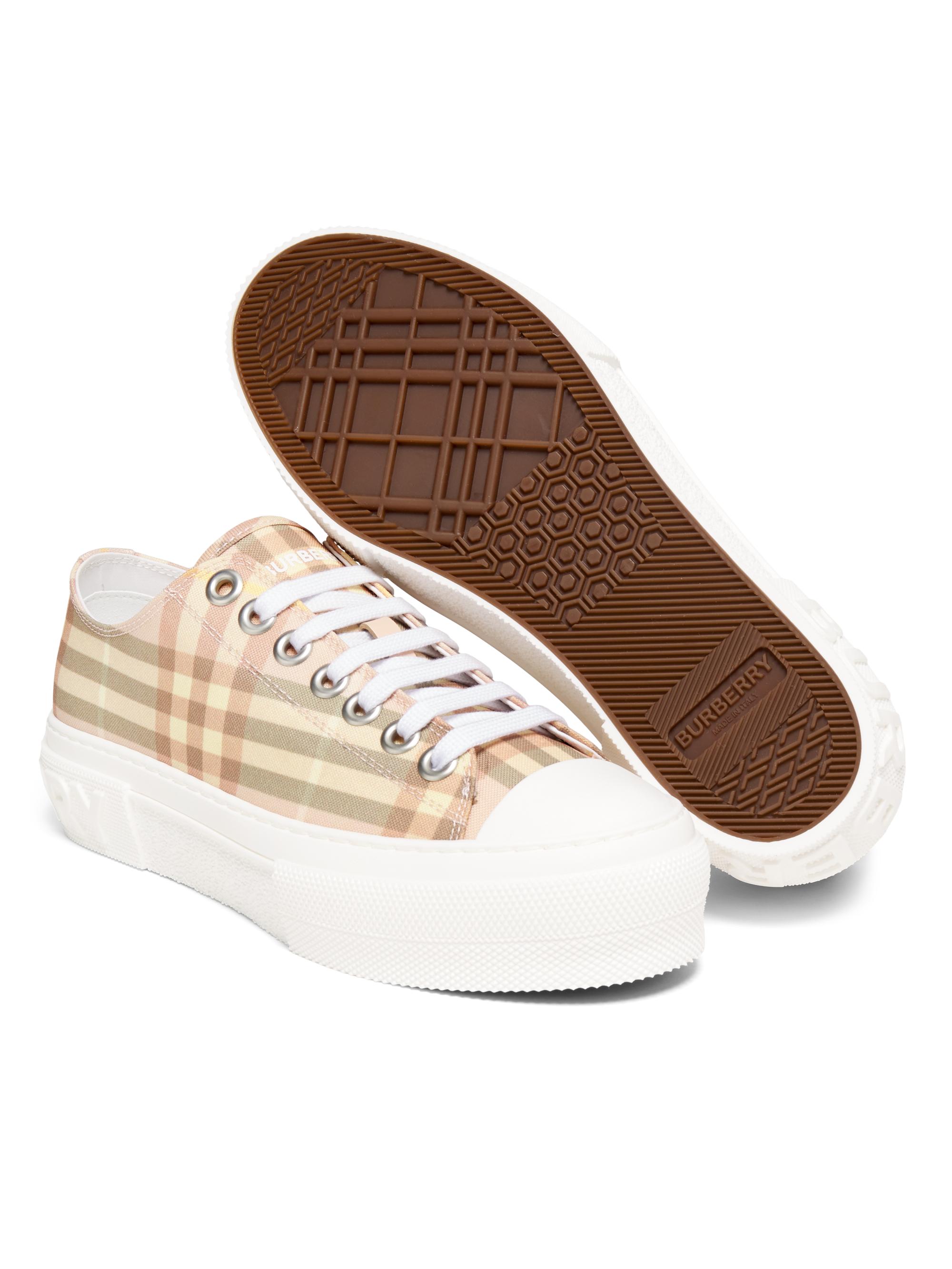 Burberry Check Low-Top Sneakers | Saks Fifth Avenue