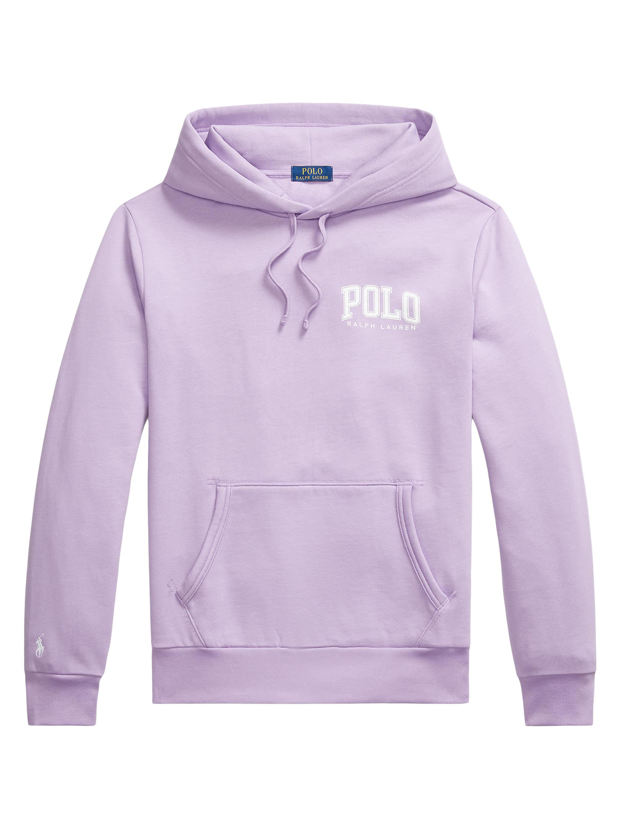 Polo Ralph Lauren Men's Logo Cotton-Blend Fleece Hoodie - Light Lilac
