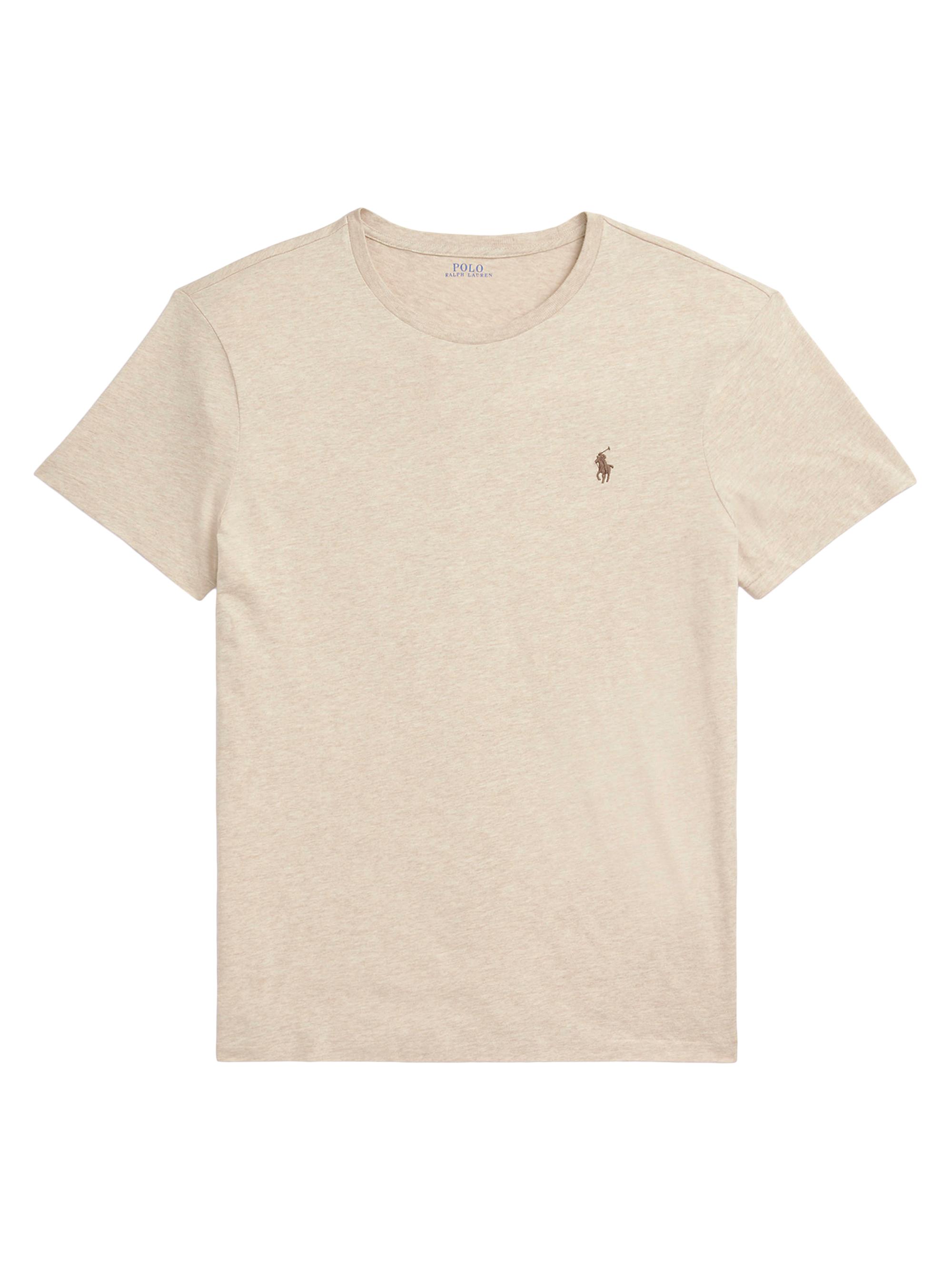 Polo Ralph Lauren Men's Custom-Slim-Fit Jersey Crewneck T-Shirt - Cafe Tan