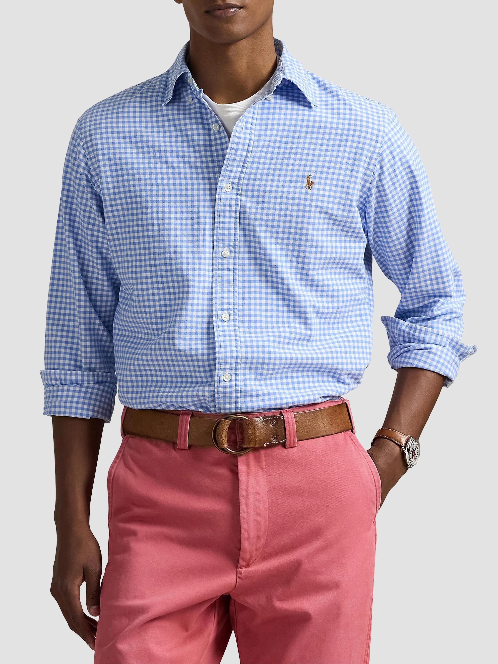 健康・医学 Ralph Polo Ralph Lauren Logo-Embroidered Gingham Cotton Oxford Shirt