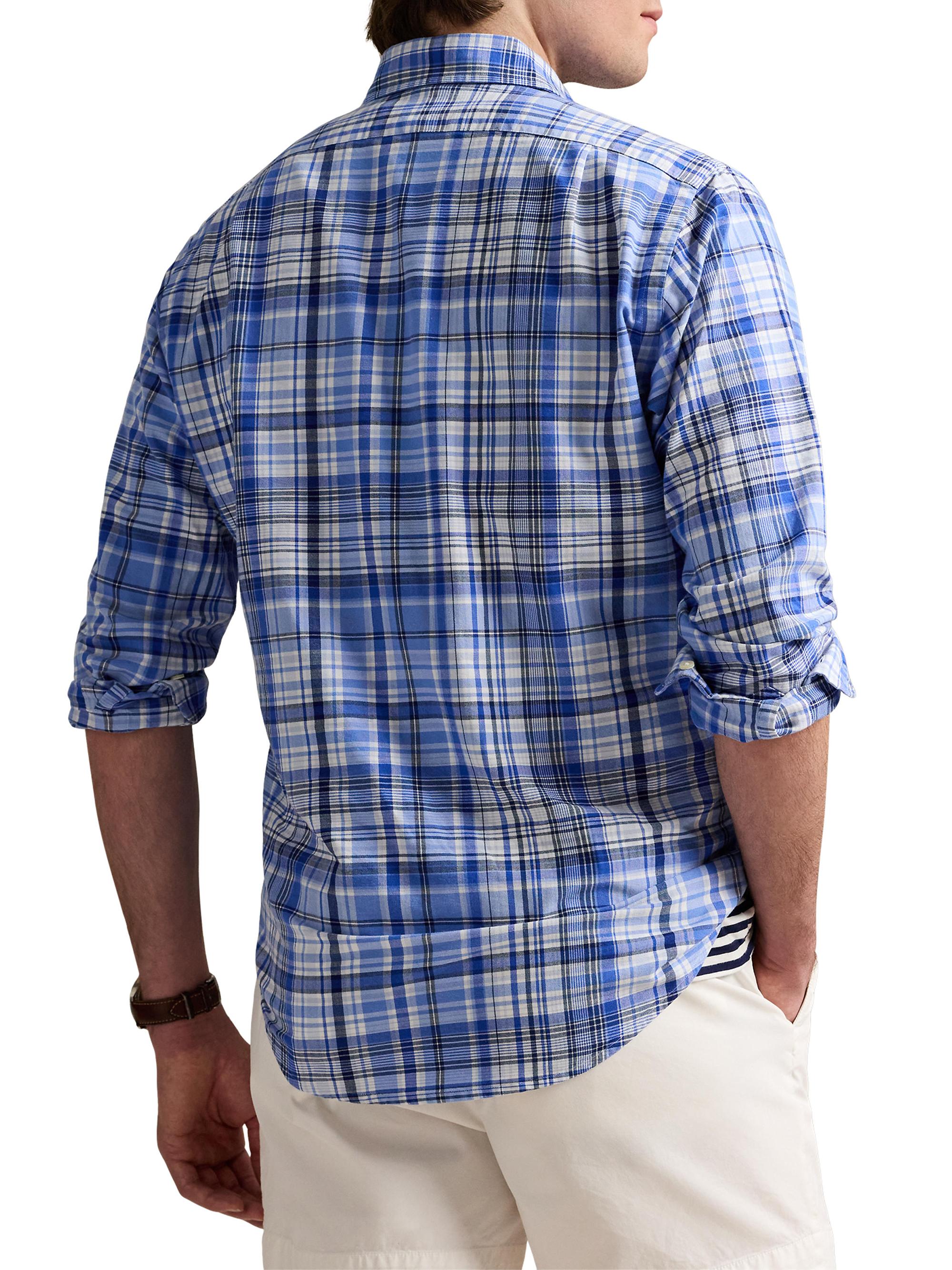 Polo Ralph Lauren Classic-Fit Plaid Oxford Shirt | Saks Fifth Avenue