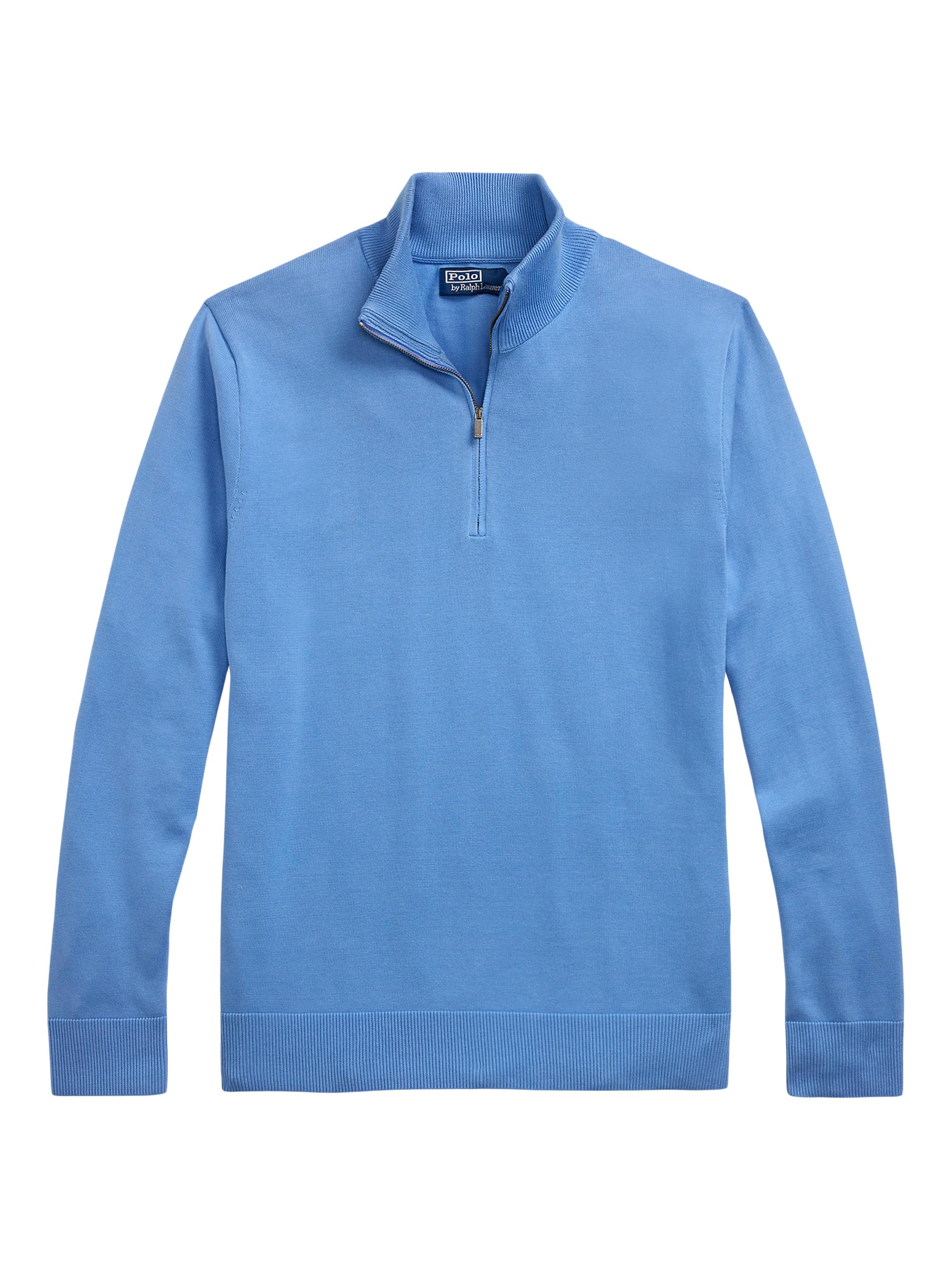 Polo Ralph Lauren Cotton Quarter-Zip Sweater | Saks Fifth Avenue