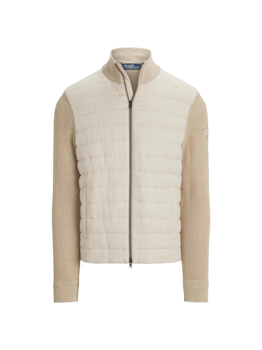 Polo Ralph Lauren Hybrid Linen Full-Zip Sweater | Saks Fifth