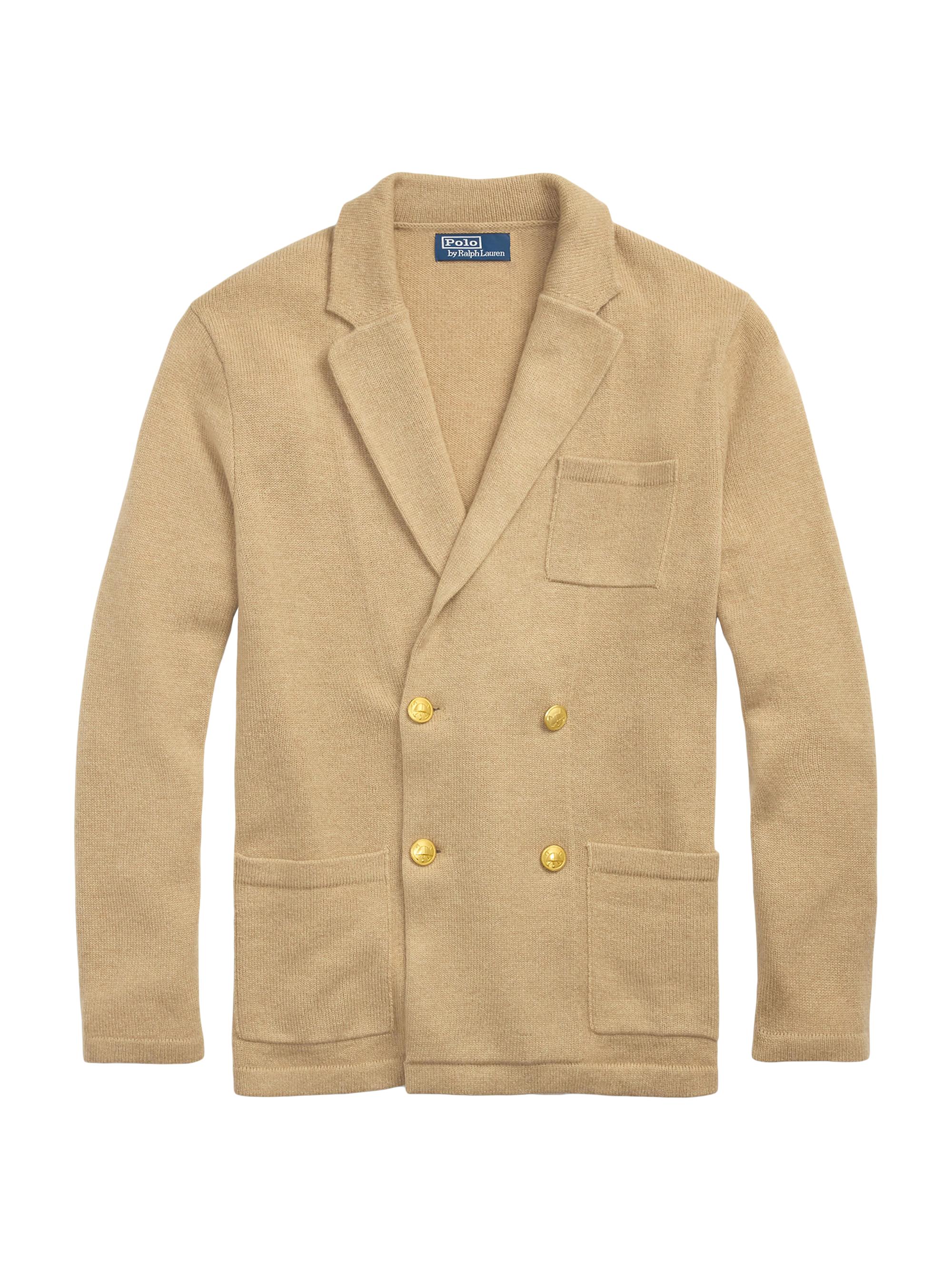 Polo Ralph Lauren Cashmere Double-Breasted Blazer Cardigan | Saks