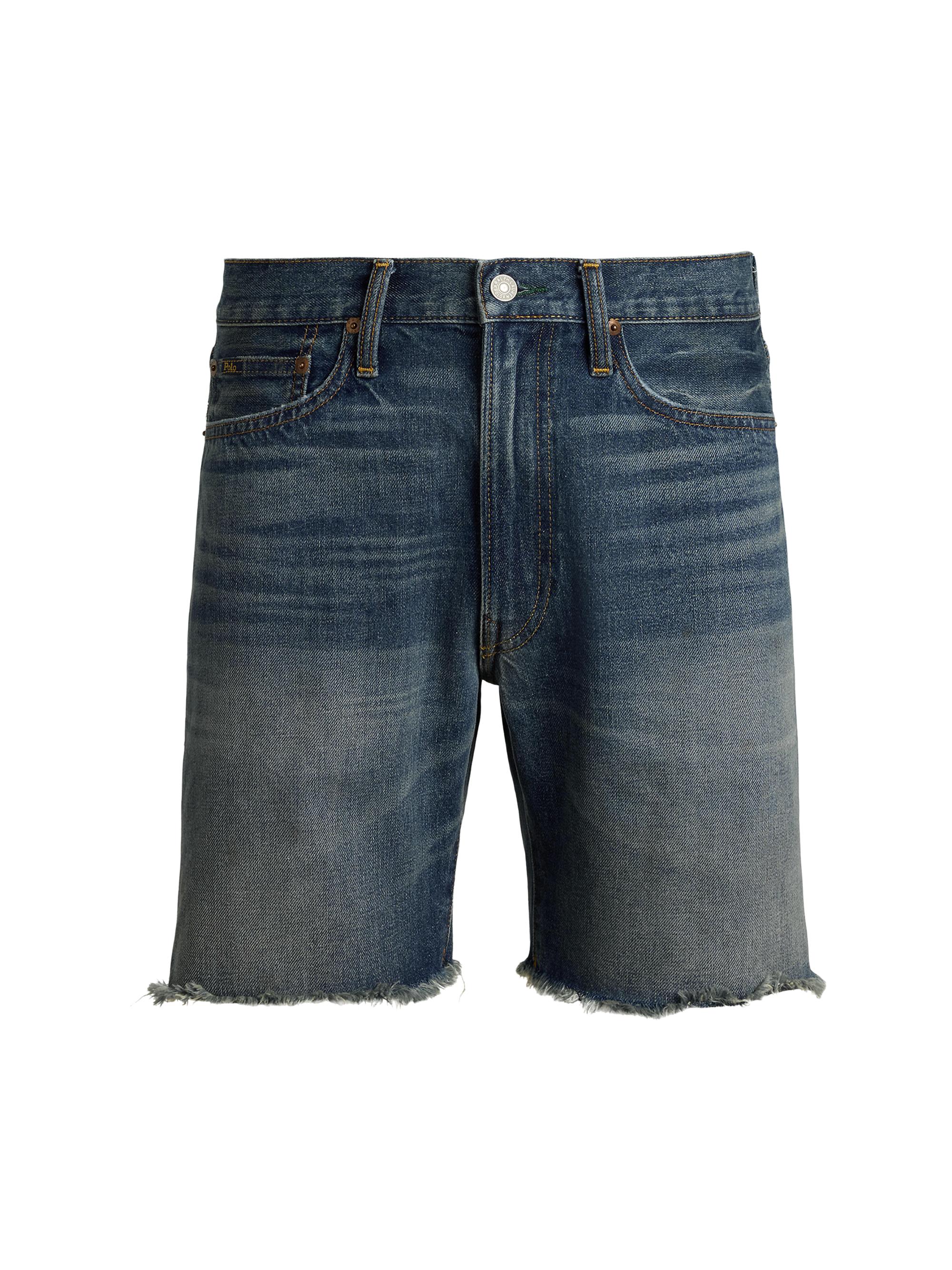 Polo Ralph Lauren Men's Paint Splattered Straight-Leg Denim Shorts - Baytrail