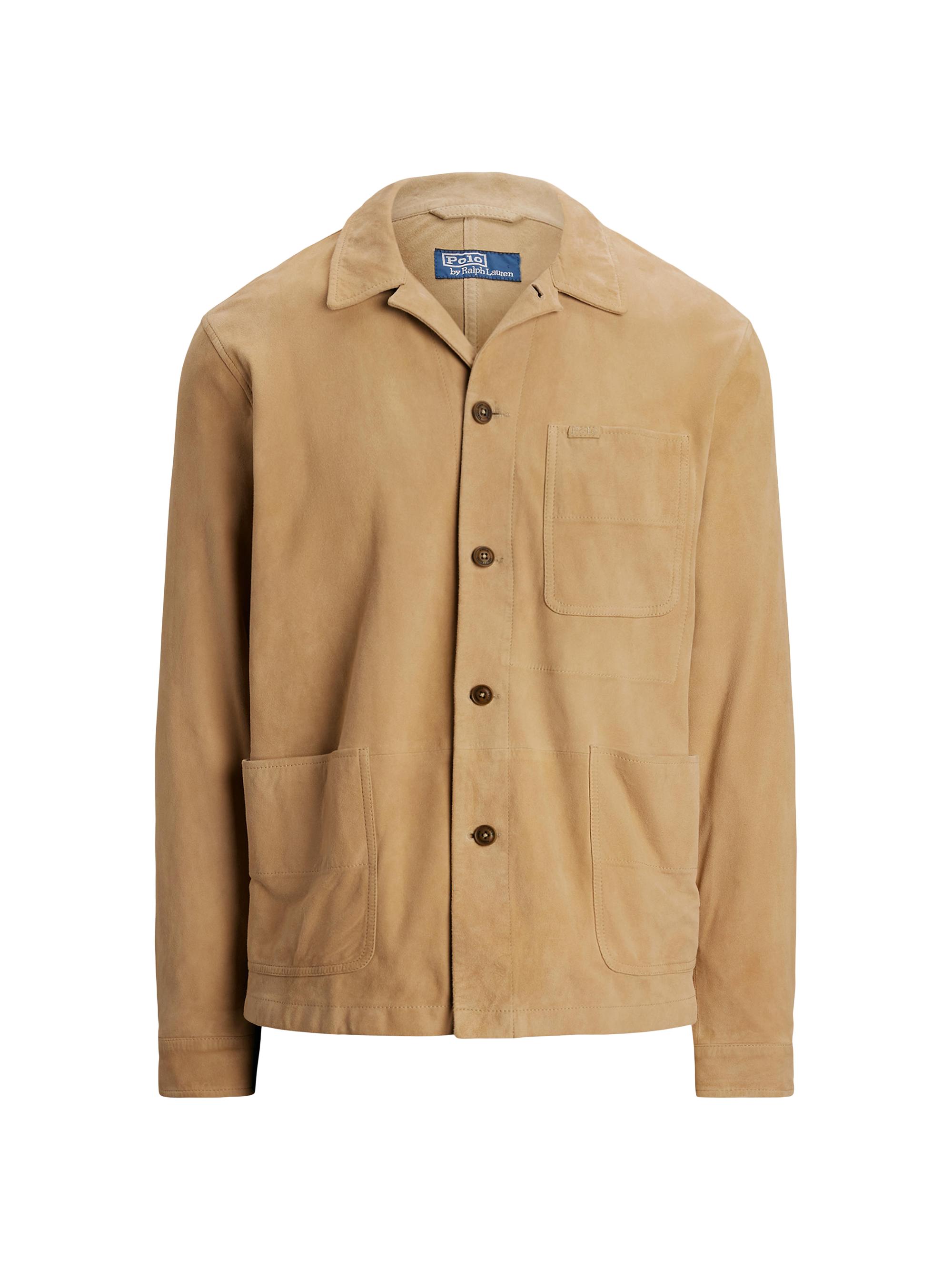 Polo Ralph Lauren Suede Cargo Jacket | Saks Fifth Avenue