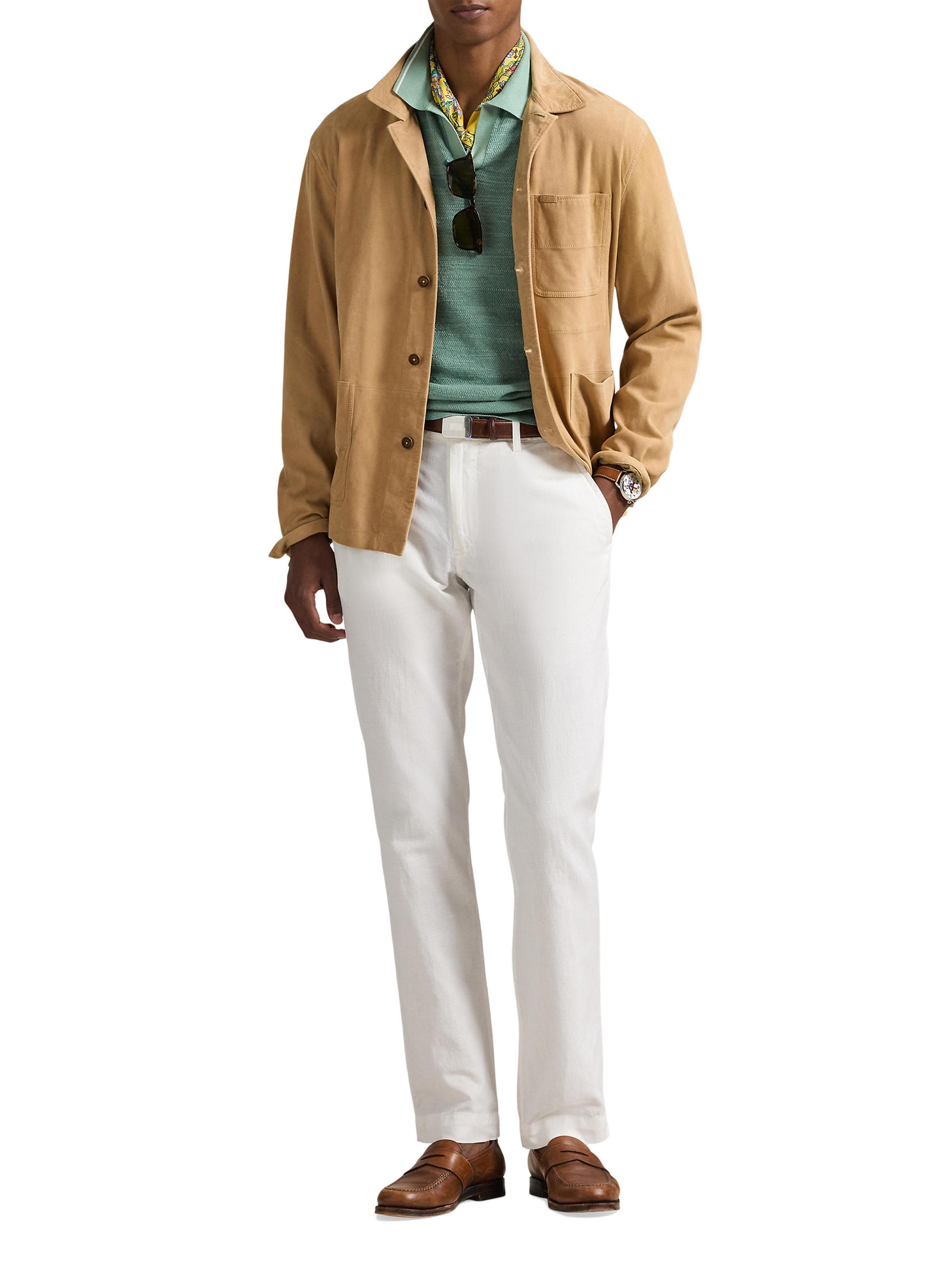 Polo Ralph Lauren Suede Utility Jacket | Saks Fifth Avenue
