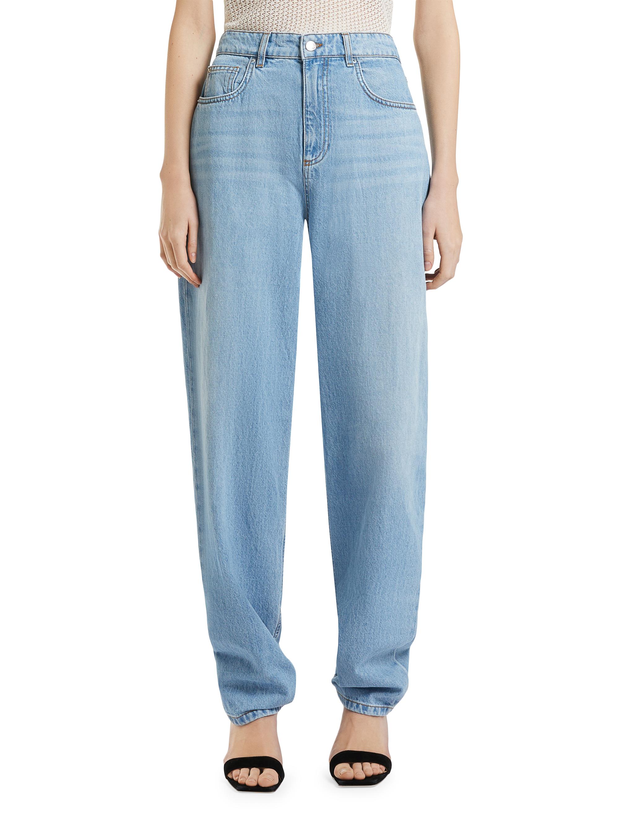 Marella Women's Emrata x  Barrels Barrel-Fit Jeans - Blue Jeans