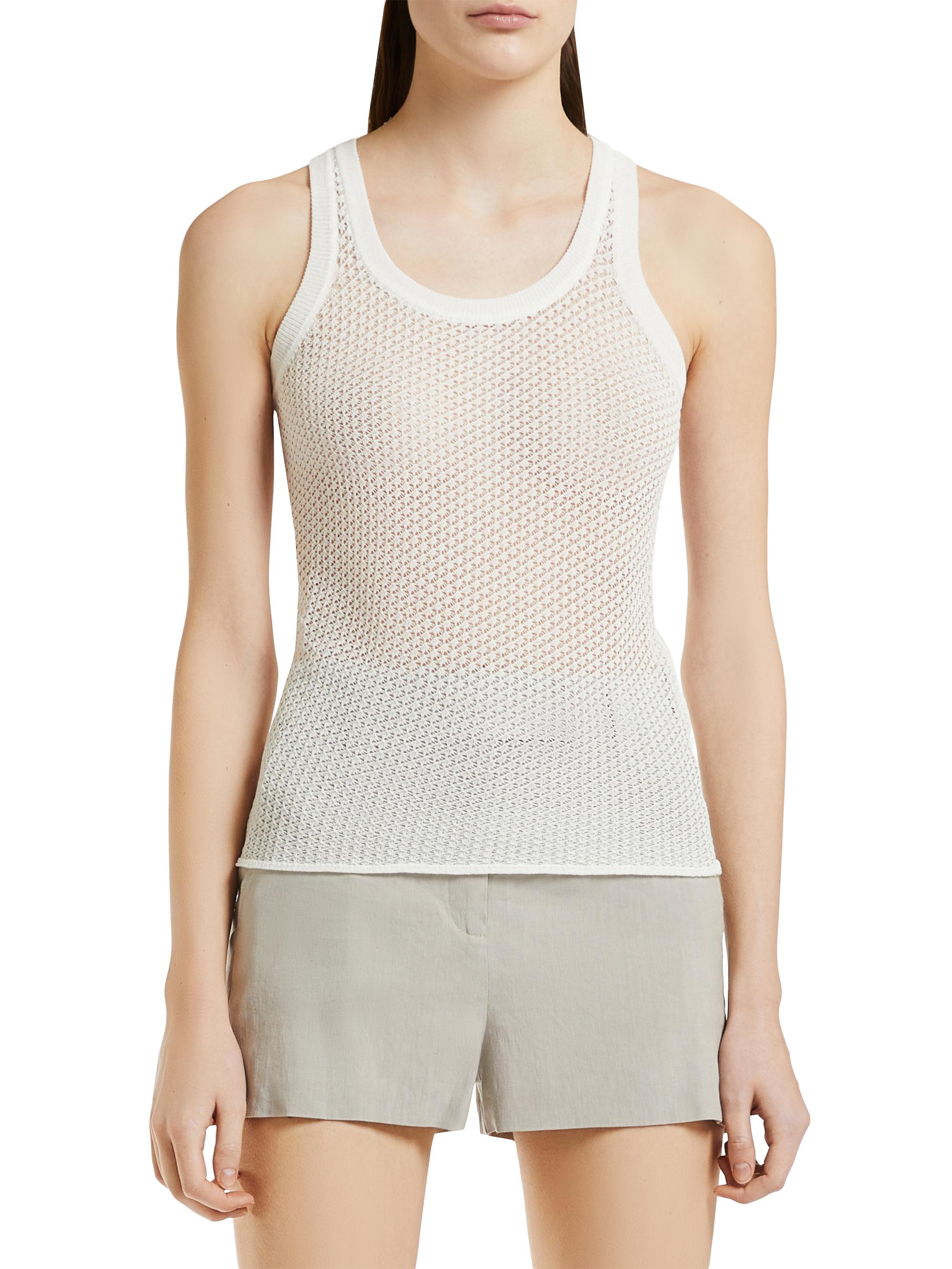 Marella Women's Emrata x  Villar Mesh Tank - Natural