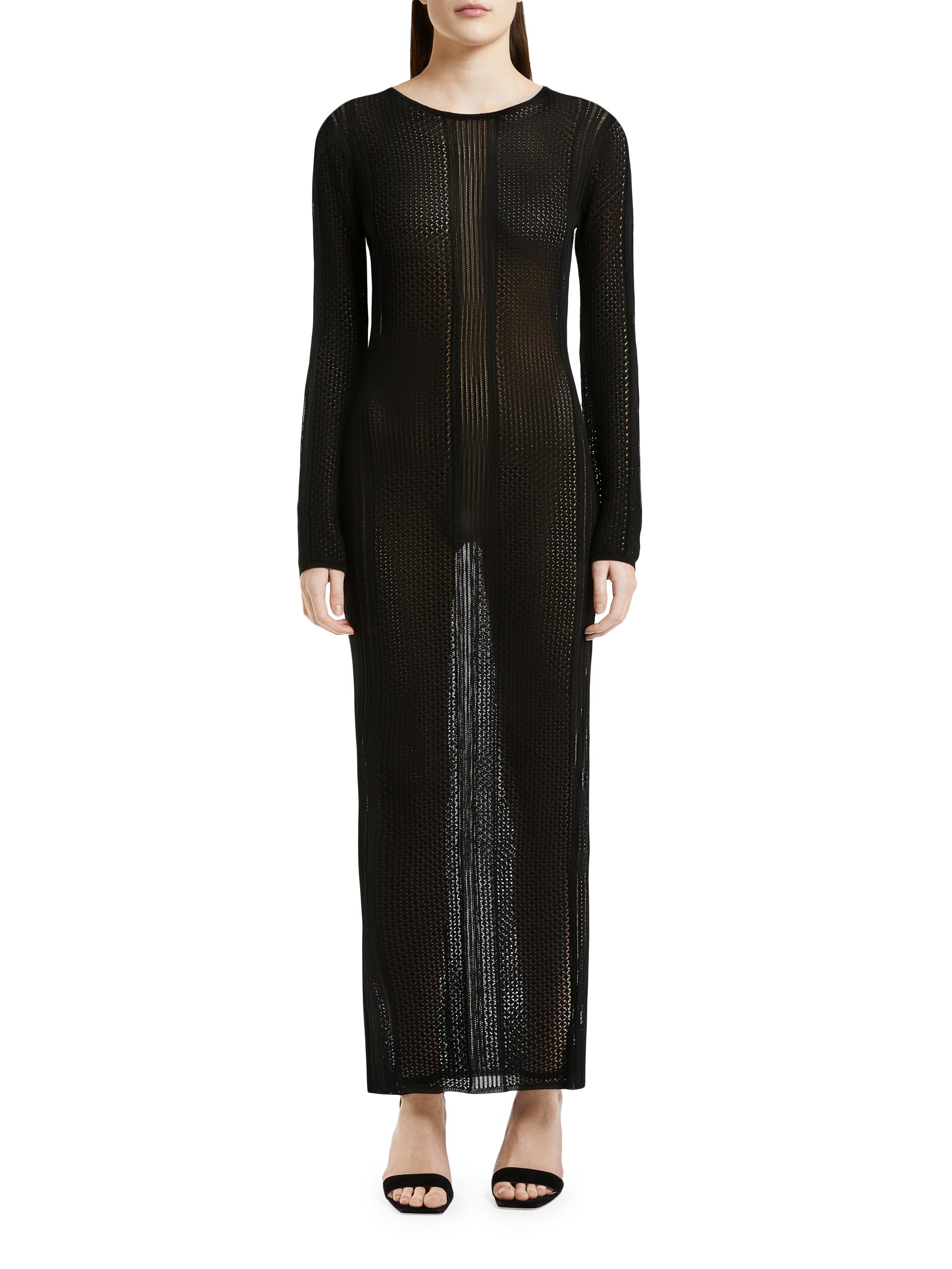 Marella Women's Emrata x  Nuziale Knit Maxi Dress - Black