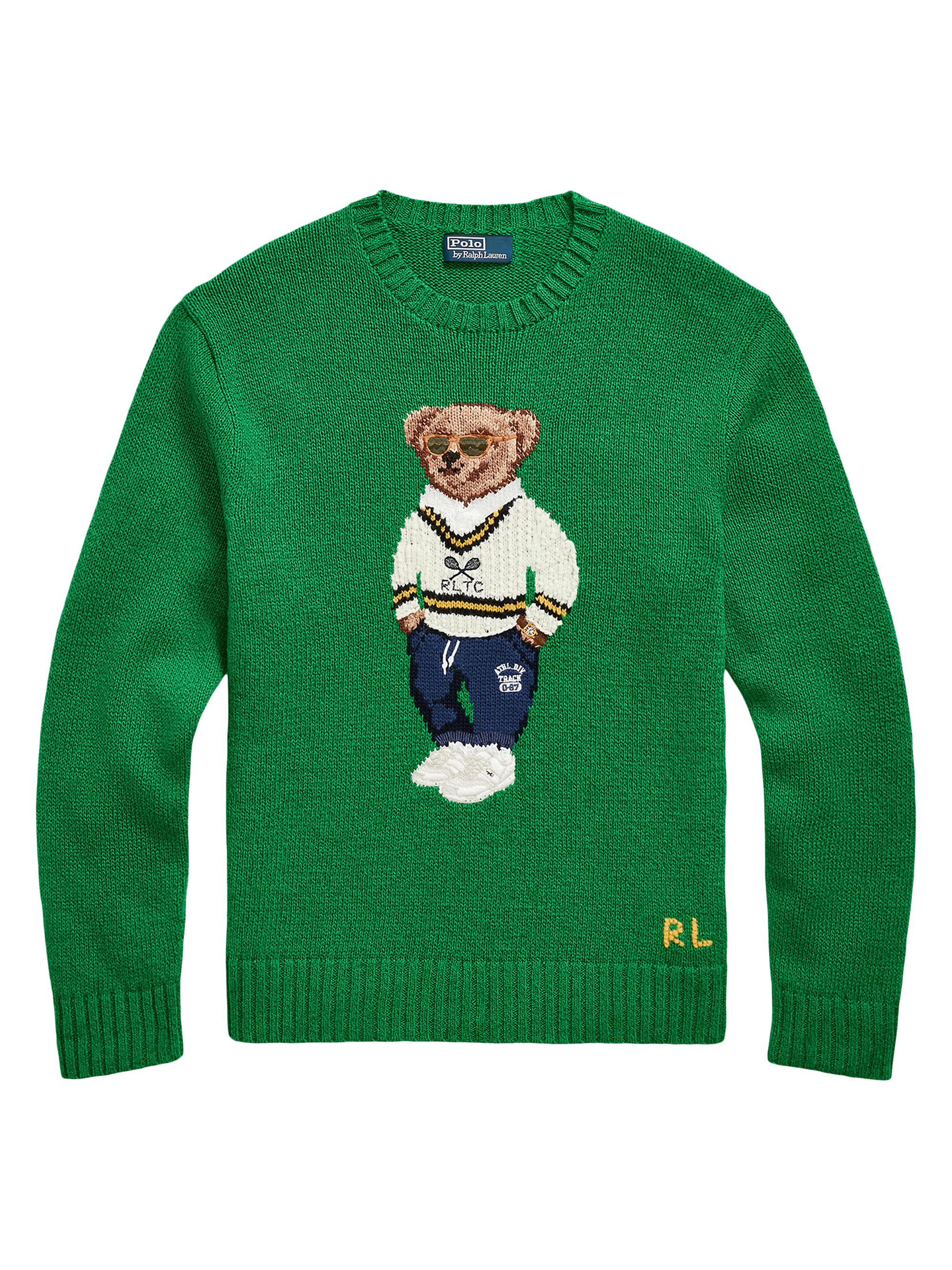 Polo Ralph Lauren Men's Polo Bear Crewneck Sweater - Primary Green