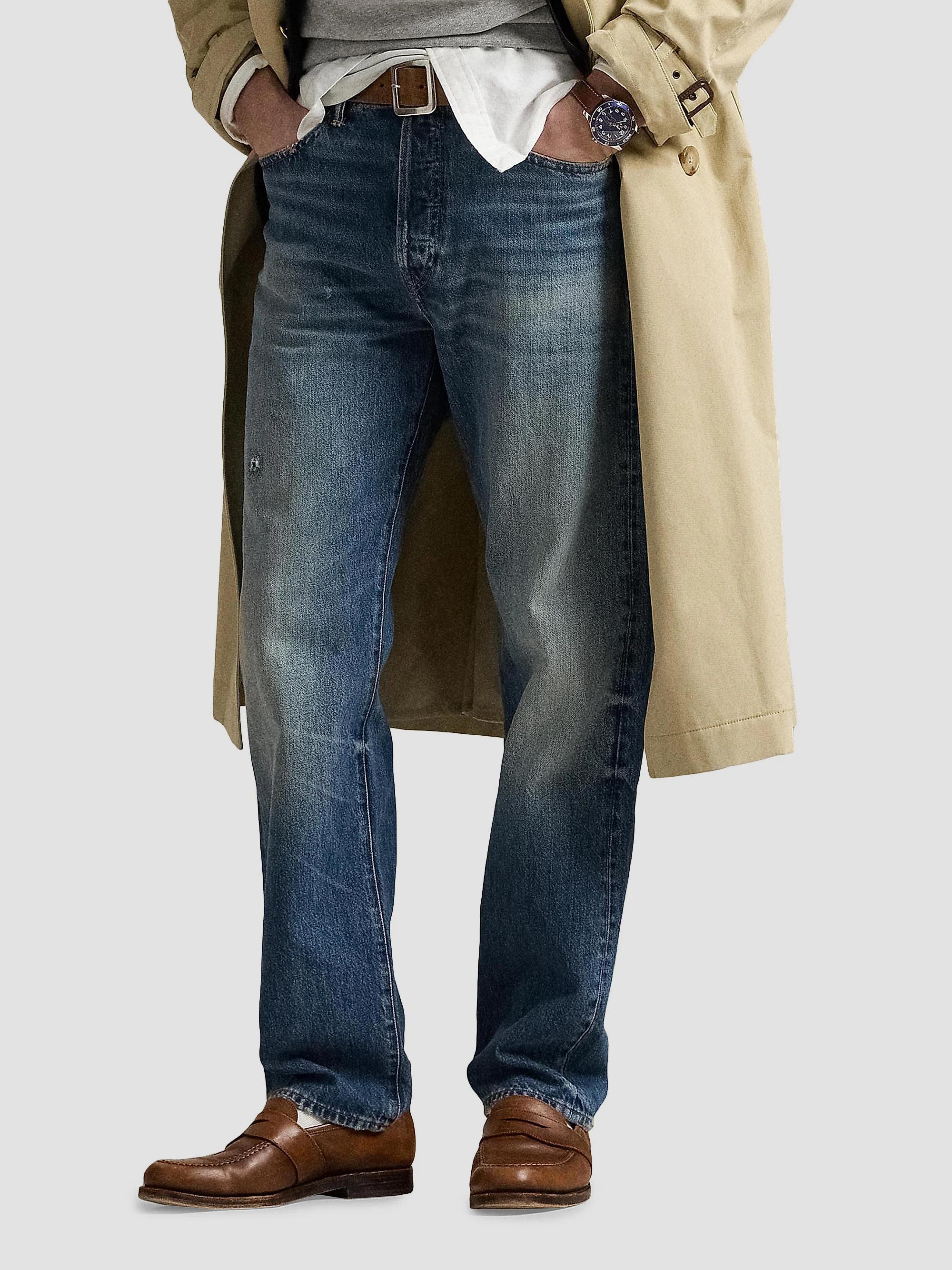 Polo Ralph Lauren Heritage Distressed Straight Jeans | Saks Fifth