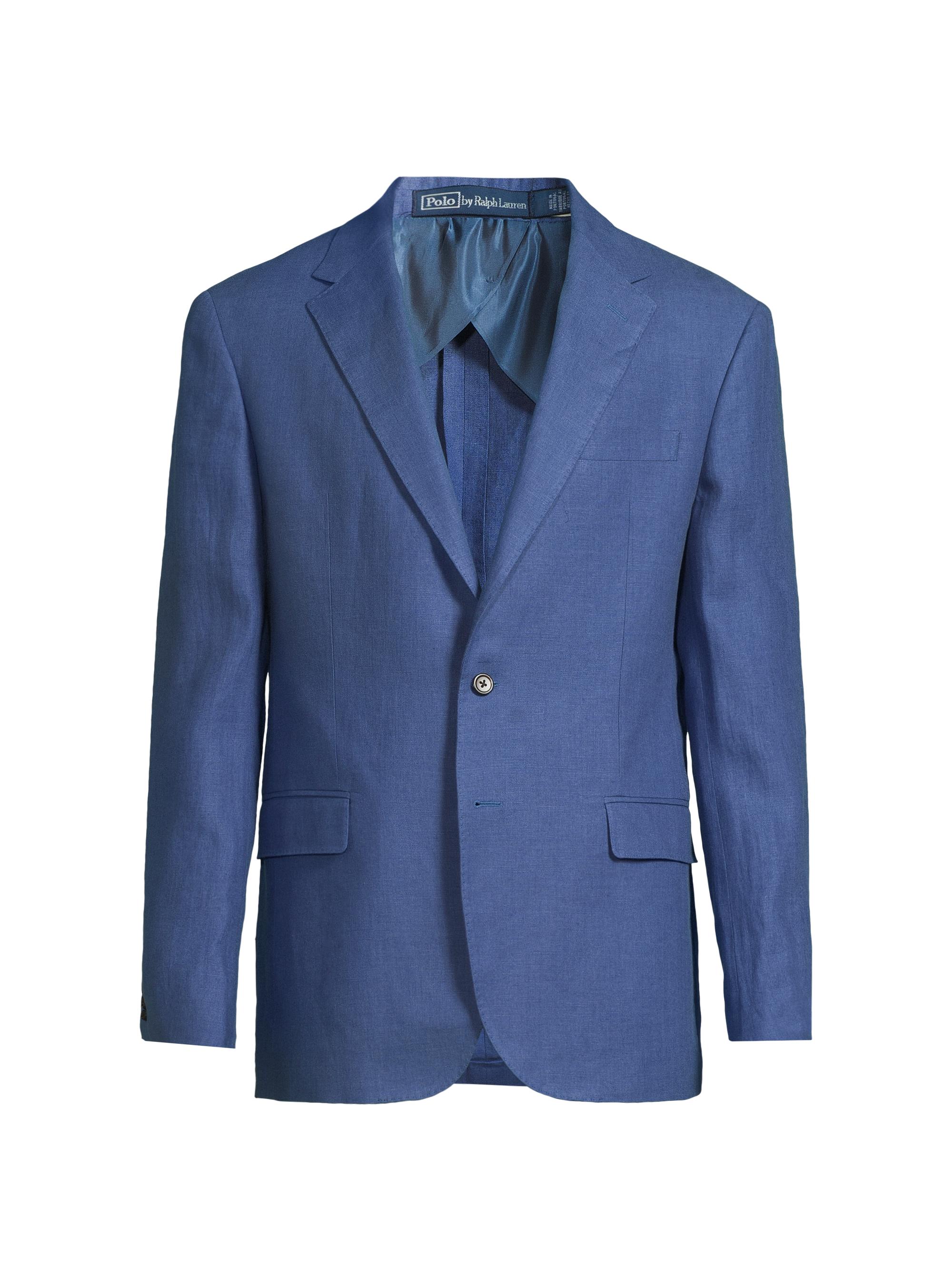 Ralph Lauren Purple Label Indigo Cotton-Linen Denim Sport Coat