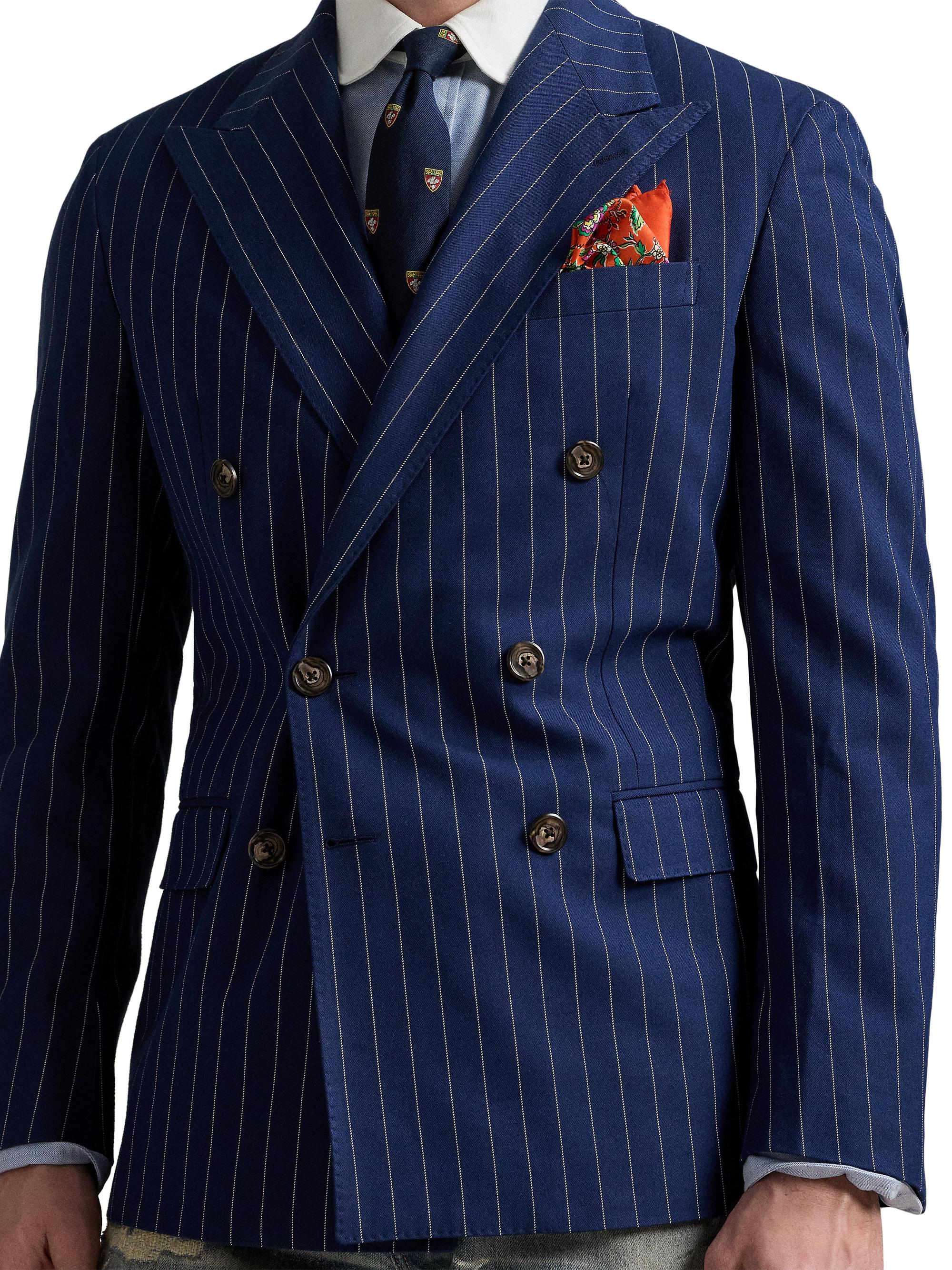 Polo Ralph Lauren Polo Tailored Rope-Stripe Suit Jacket