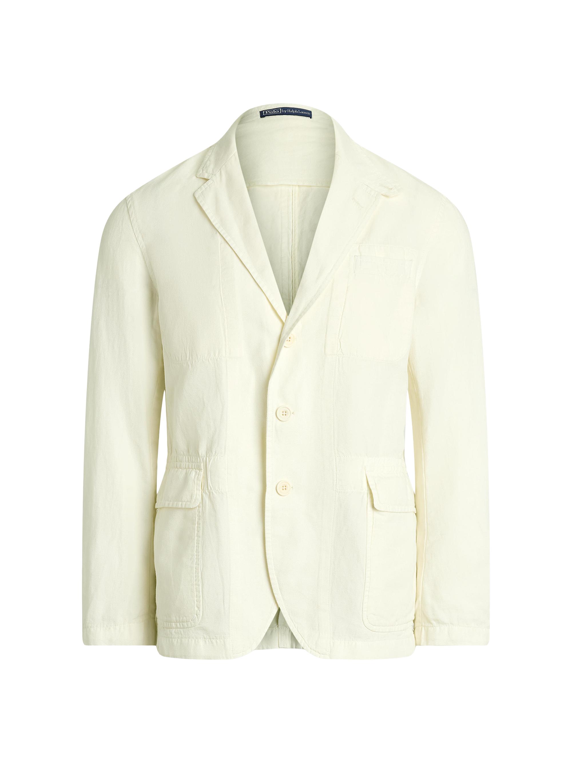 Polo Ralph Lauren Men's Tailored Slub Cotton-Linen Sportcoat - Deckwash White