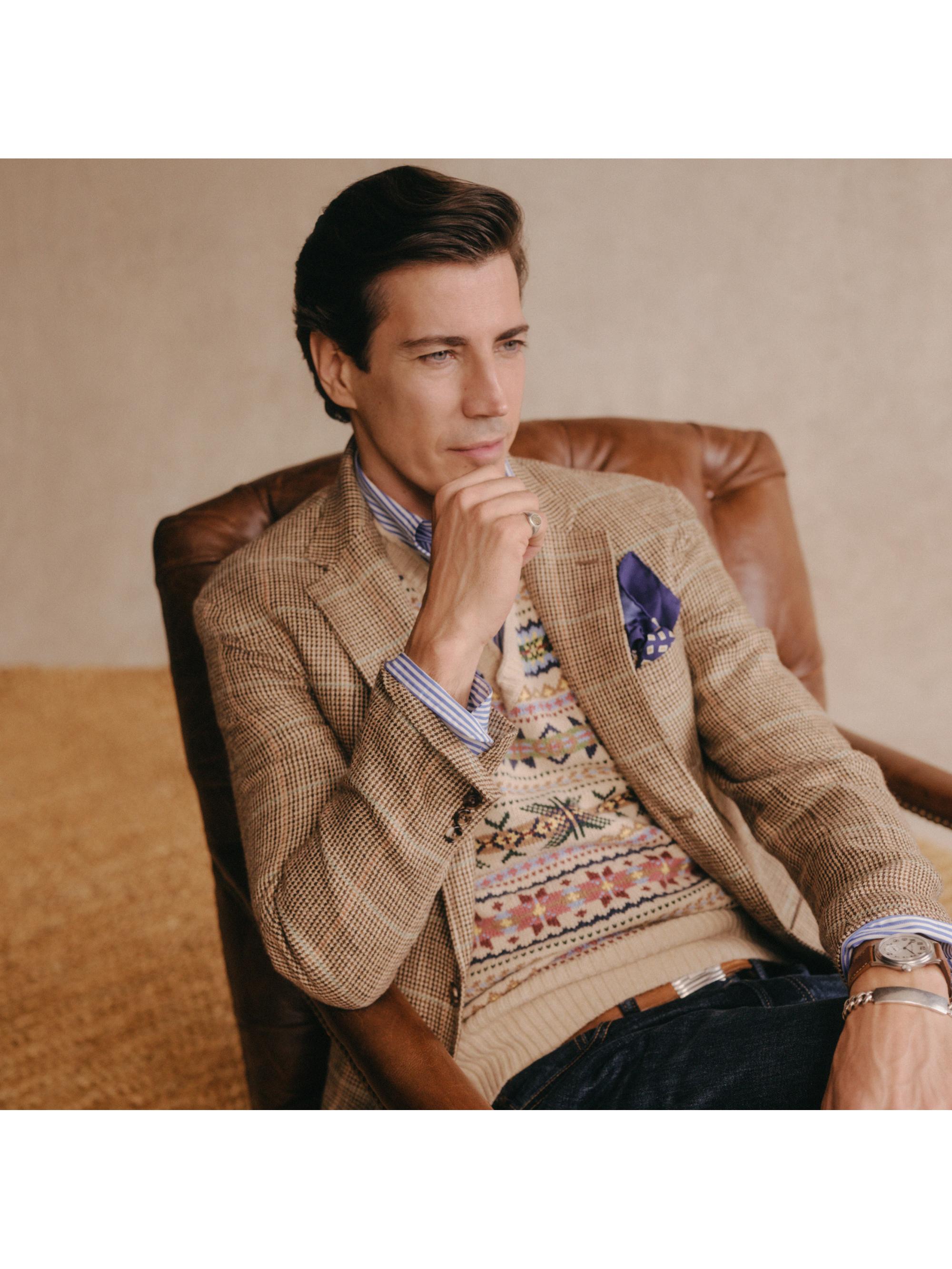 Polo Ralph Lauren Polo Soft Tailored Tick-Weave Jacket | Saks