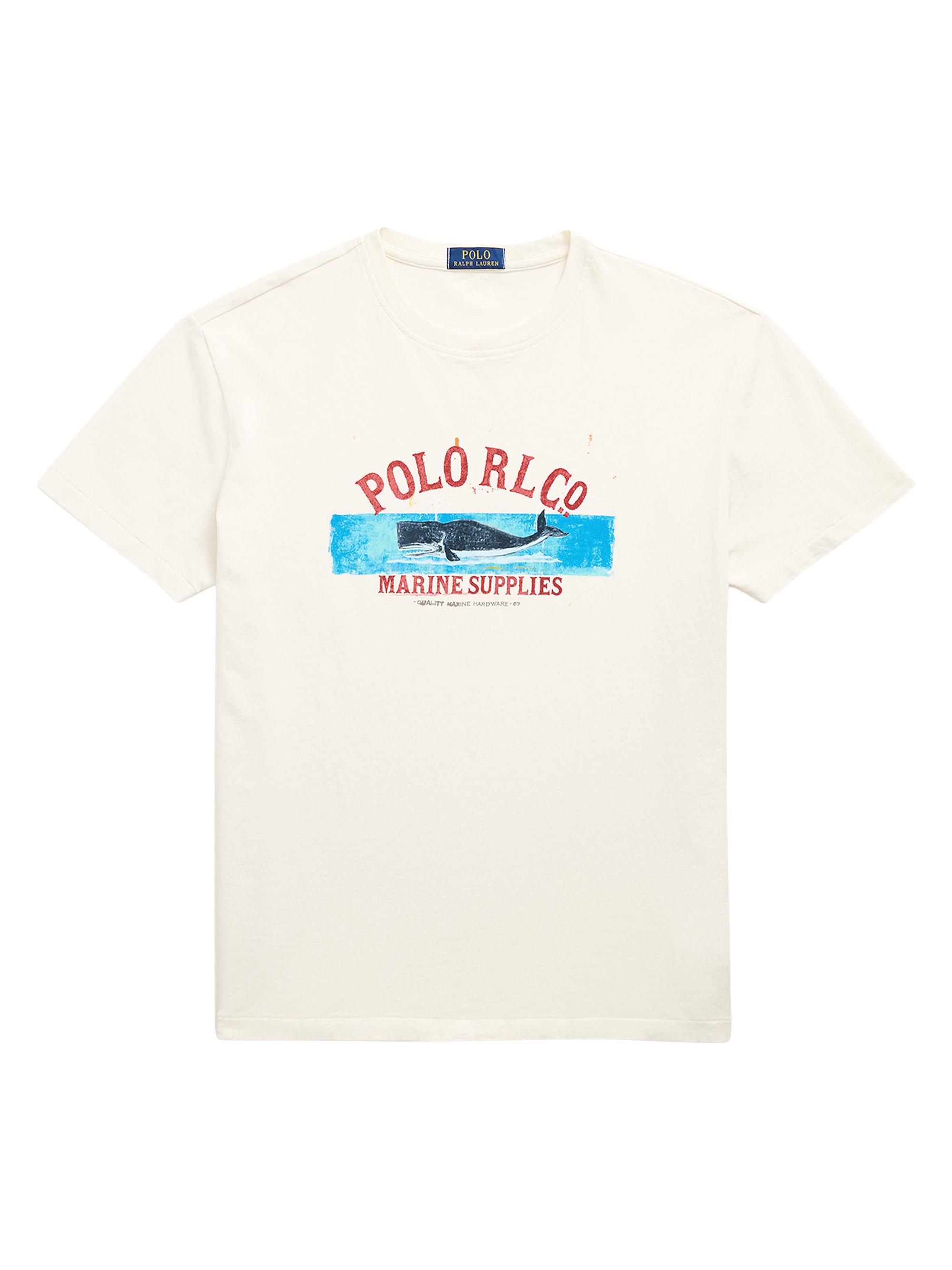 Polo Ralph Lauren Men's Classic Fit Graphic T-Shirt - Deckwash White