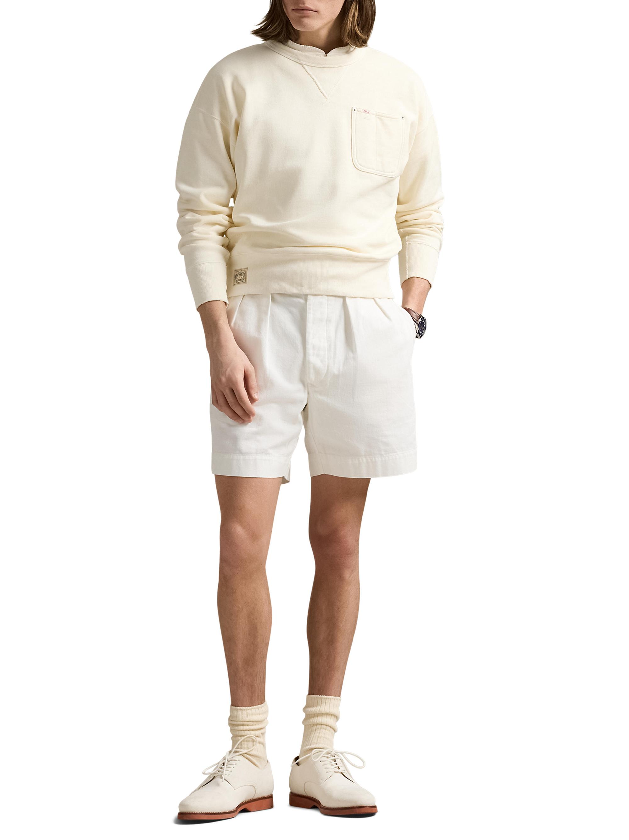 Fleece Pocket Crewneck Sweatshirt