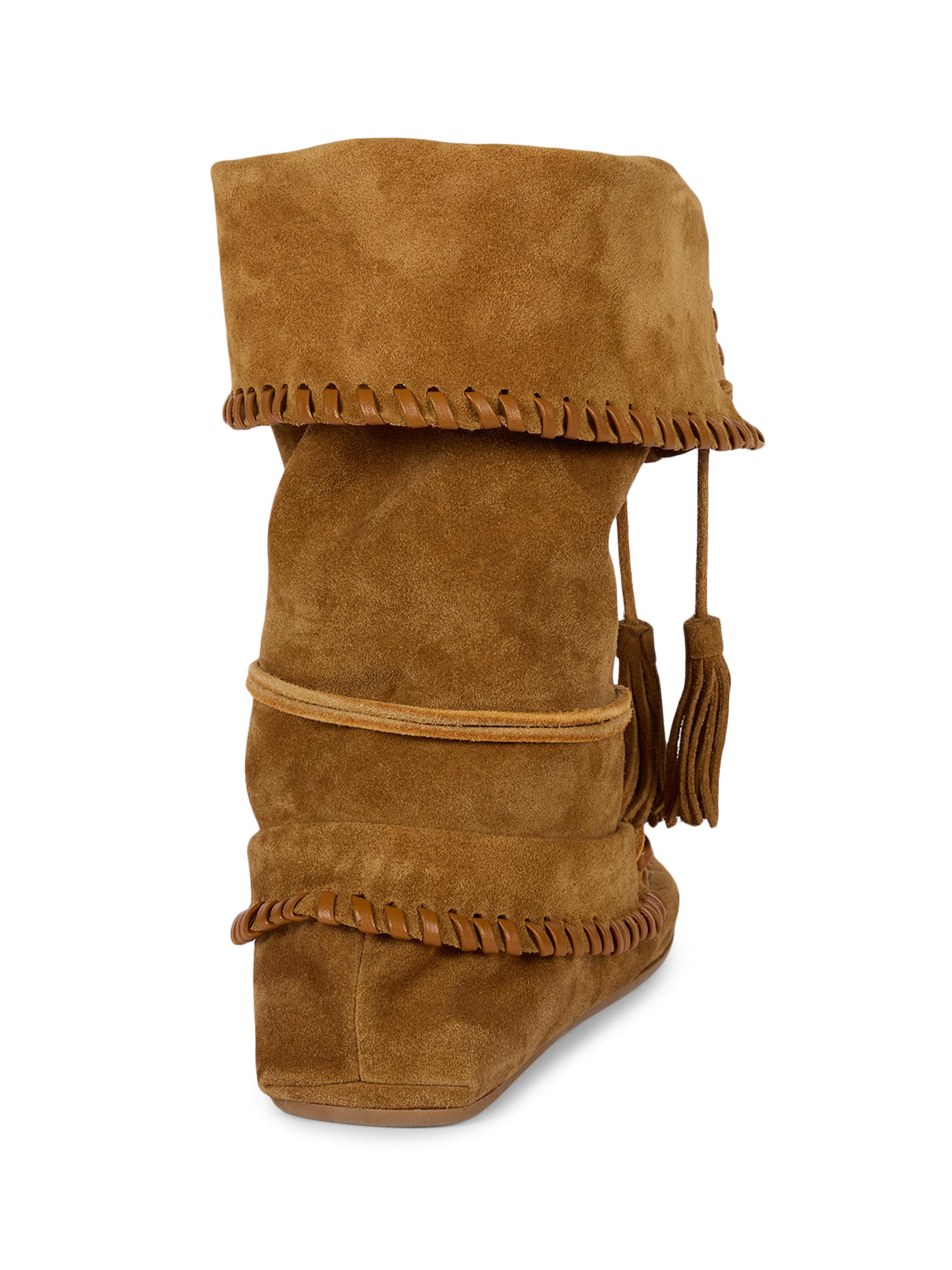 Isabel Marant Winki Suede Moccasin Boots | Saks Fifth Avenue