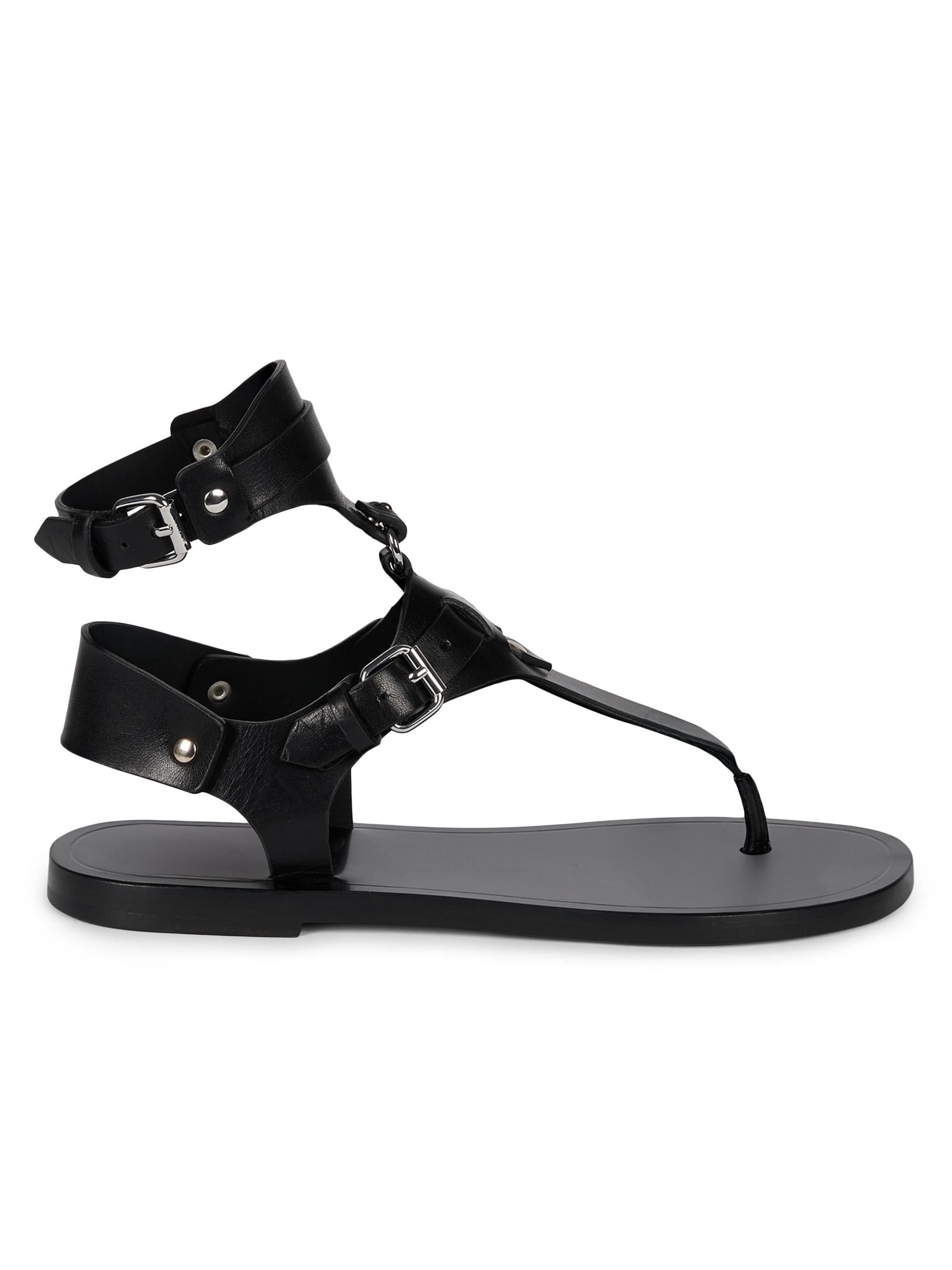 ISABEL MARANT ブラックレザー ハイヒールパンプス Heeled Shoes Woman | ISABEL MARANT Official Online Store