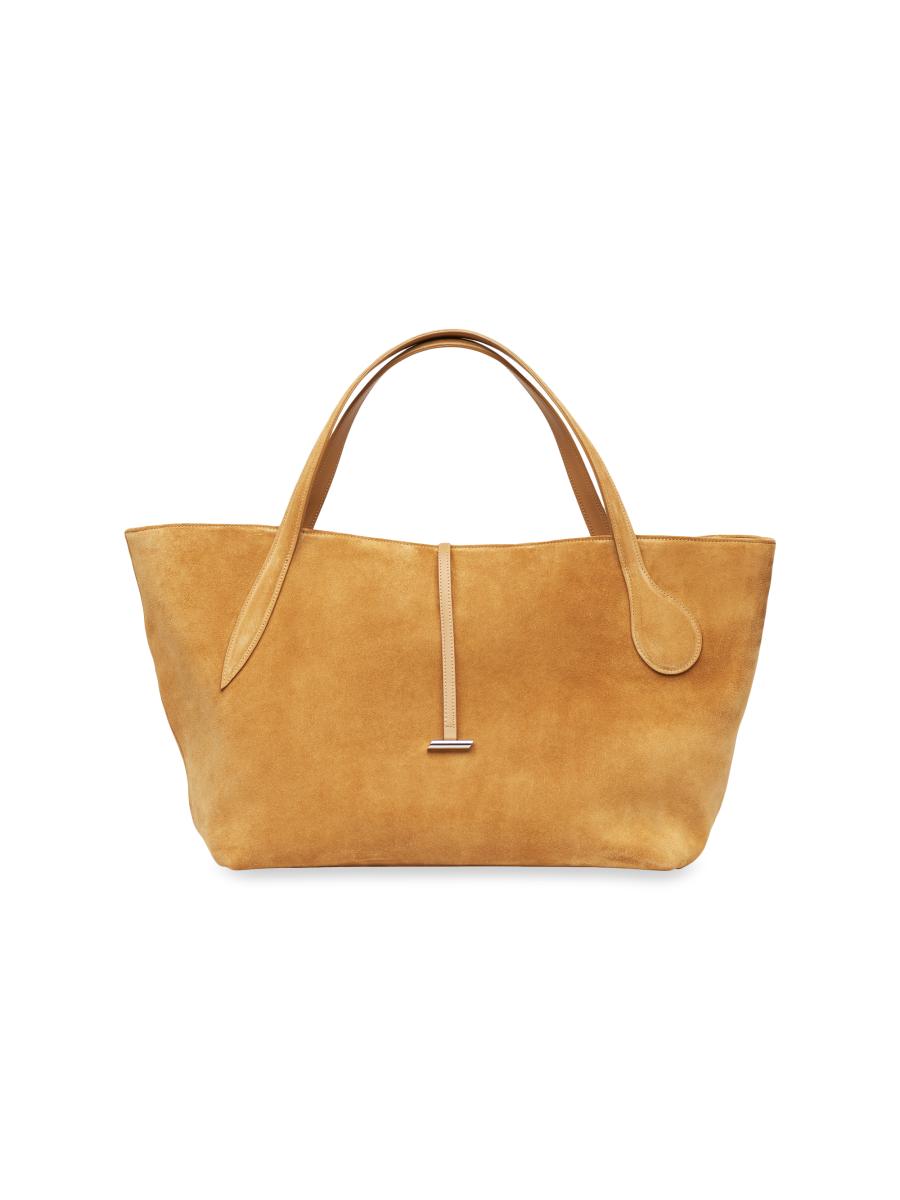Liffner Women's Penne Suede Tote Bag In Sand