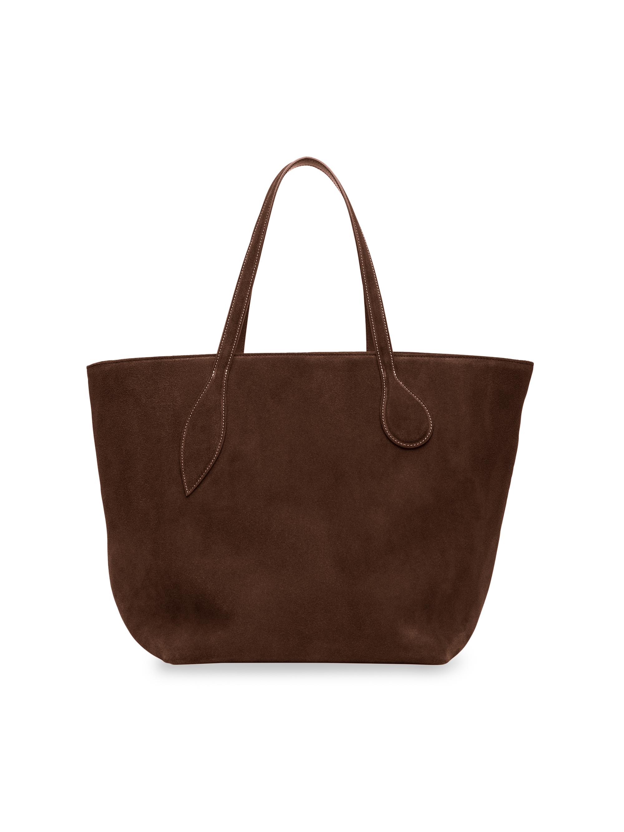 Liffner Women's Sprout Suede Tote - Dark Brown
