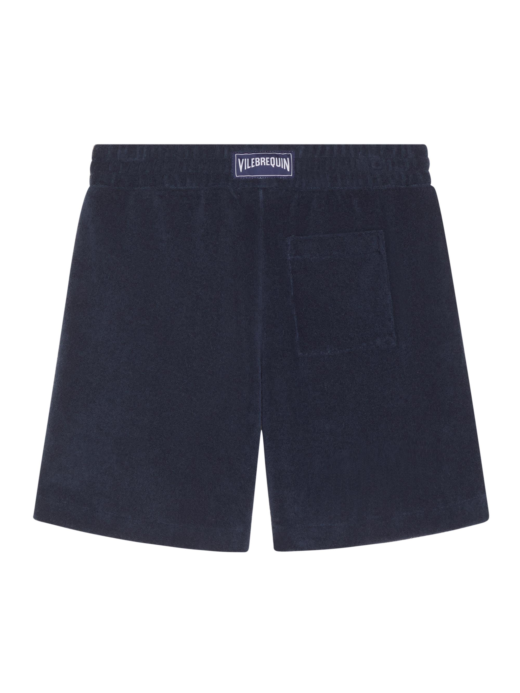 Vilebrequin Baby Boy's, Little Boy's & Boy'sTurtle Embroidered Terry Cloth Shorts - Navy Blue Marine | Thumbnail 3