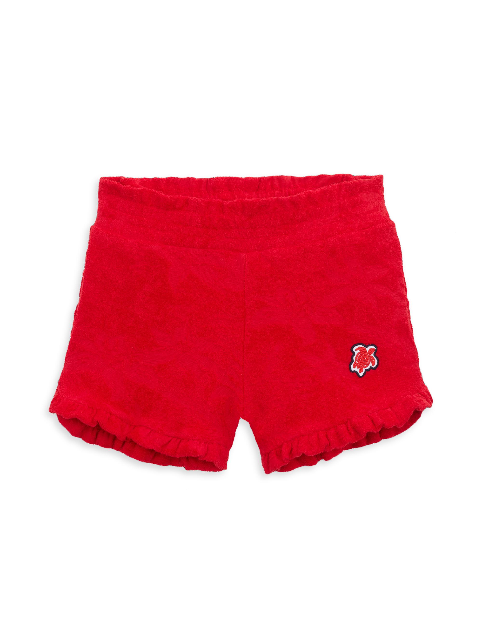 Vilebrequin Baby Girl's, Little Girl's & Girl's Flower Power Terry Jacquard Shorts - Lipstick