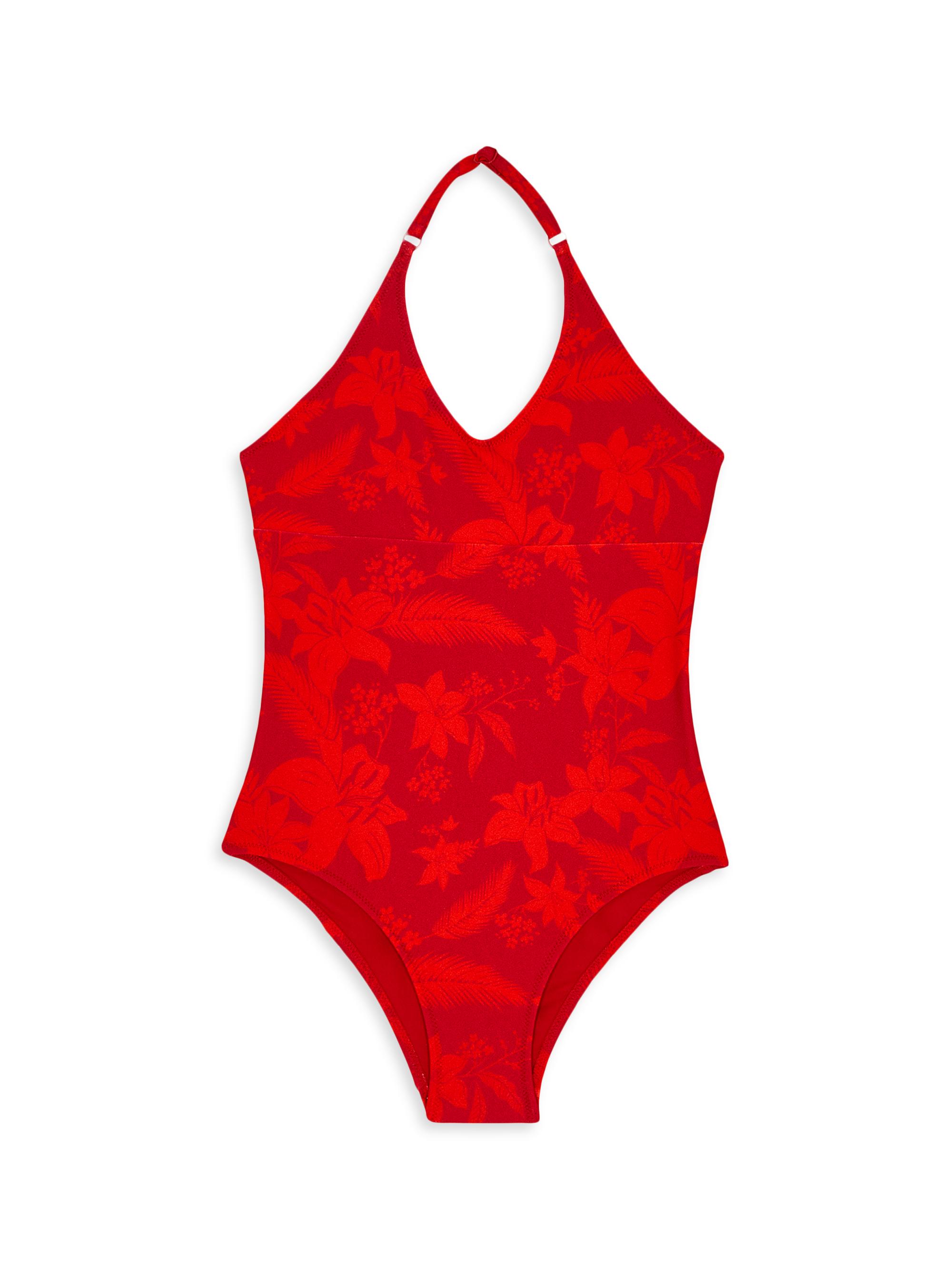 Vilebrequin Baby Girl's, Little Girl's & Girl's Flower Power Swim Suit - Lipstick